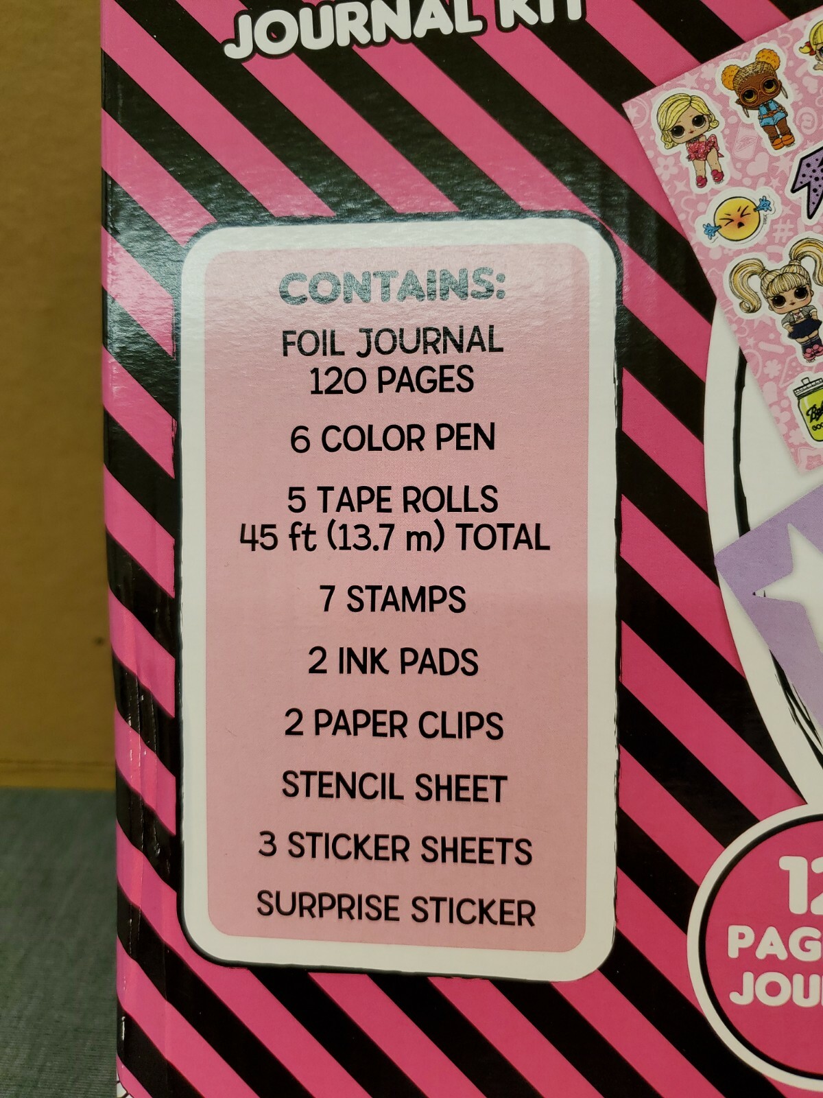 LOL Surprise Smash Journal Kit w/ Over 50 Stickers & 120 Page Foil Journal – NEW