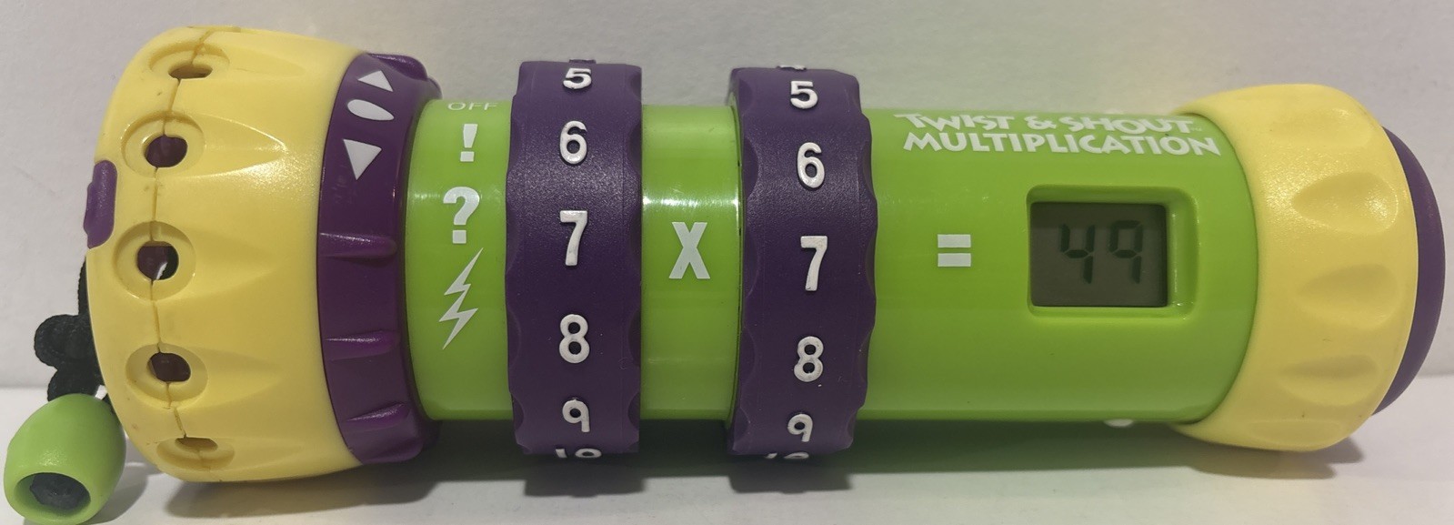 Vintage 1998 Leap Frog Twist And Shout Multiplication Learning Math Game Works