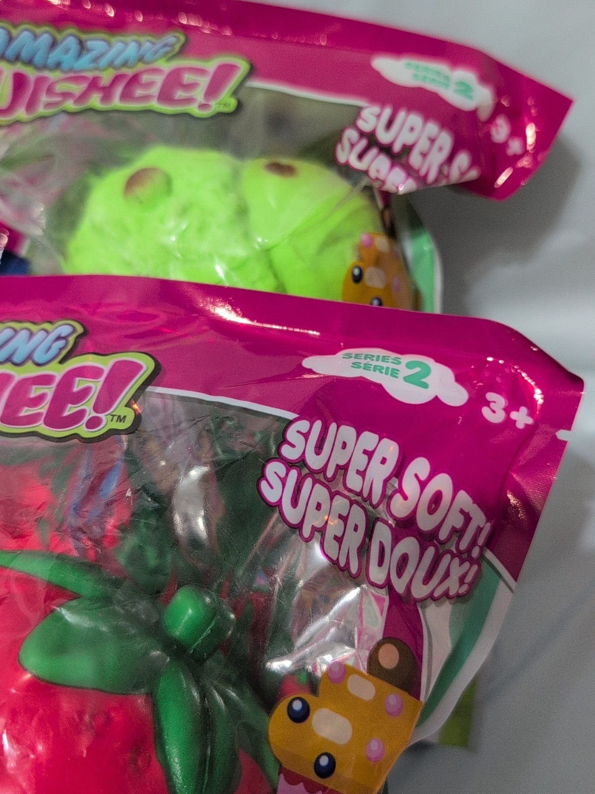 Amazing Squishee Strawberry & Ice Cream Cone Series 2 Soft Foam Slow Rise Stress