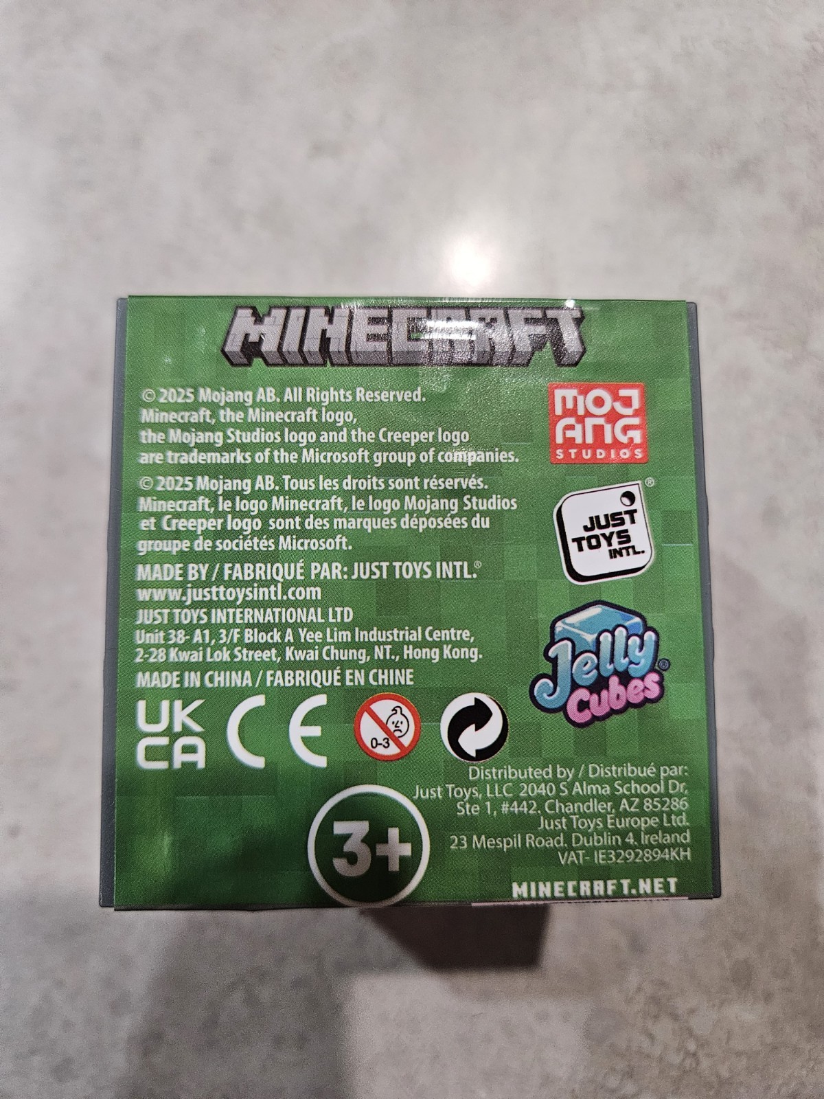 Minecraft Jelly Cube Red Chase 1/48 Real Gold Plated Pickaxe