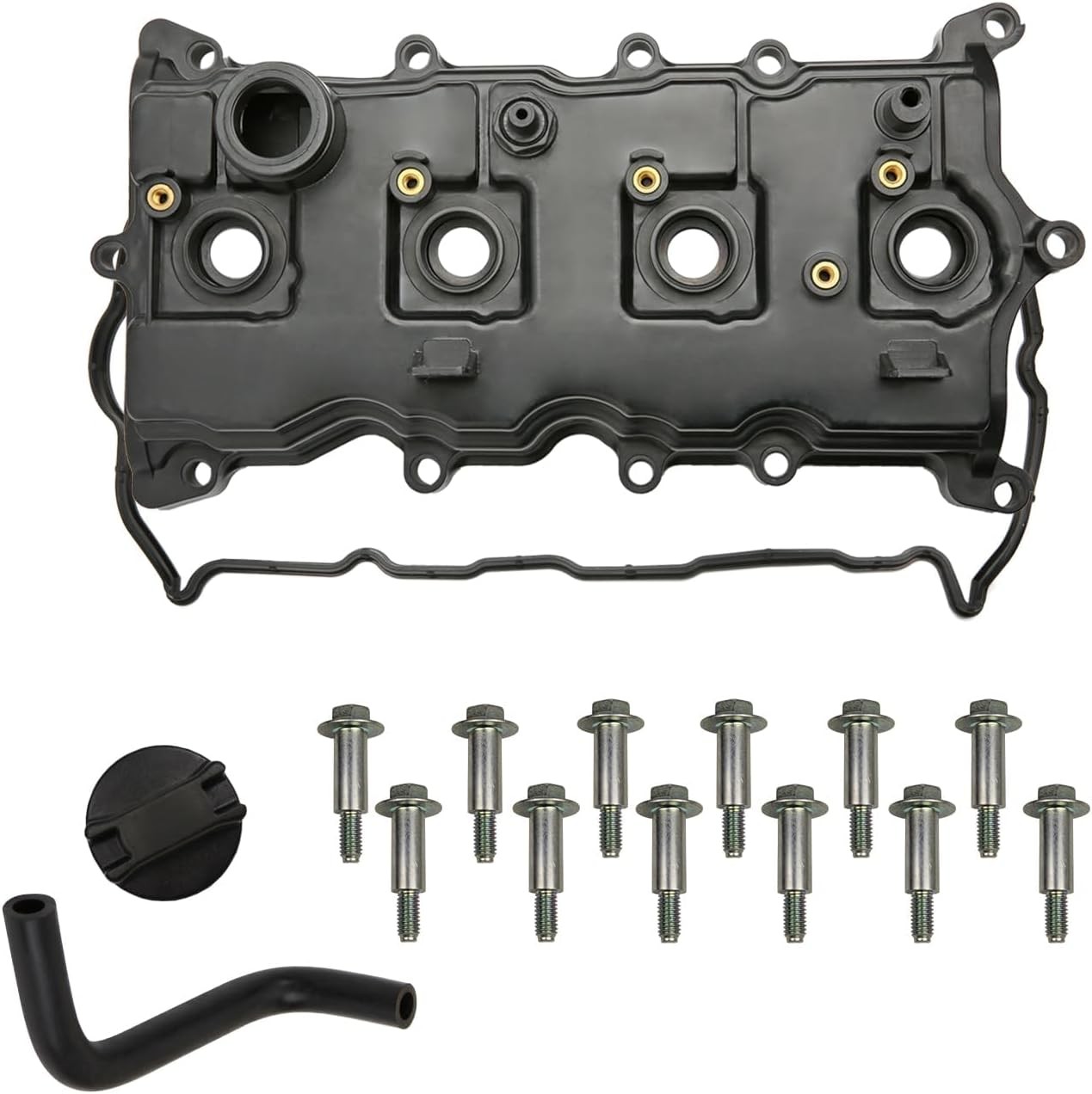 MITZONE Engine Valve Cover Compatible with 2007-2013 Nissan Altima Sentra SE-R 2