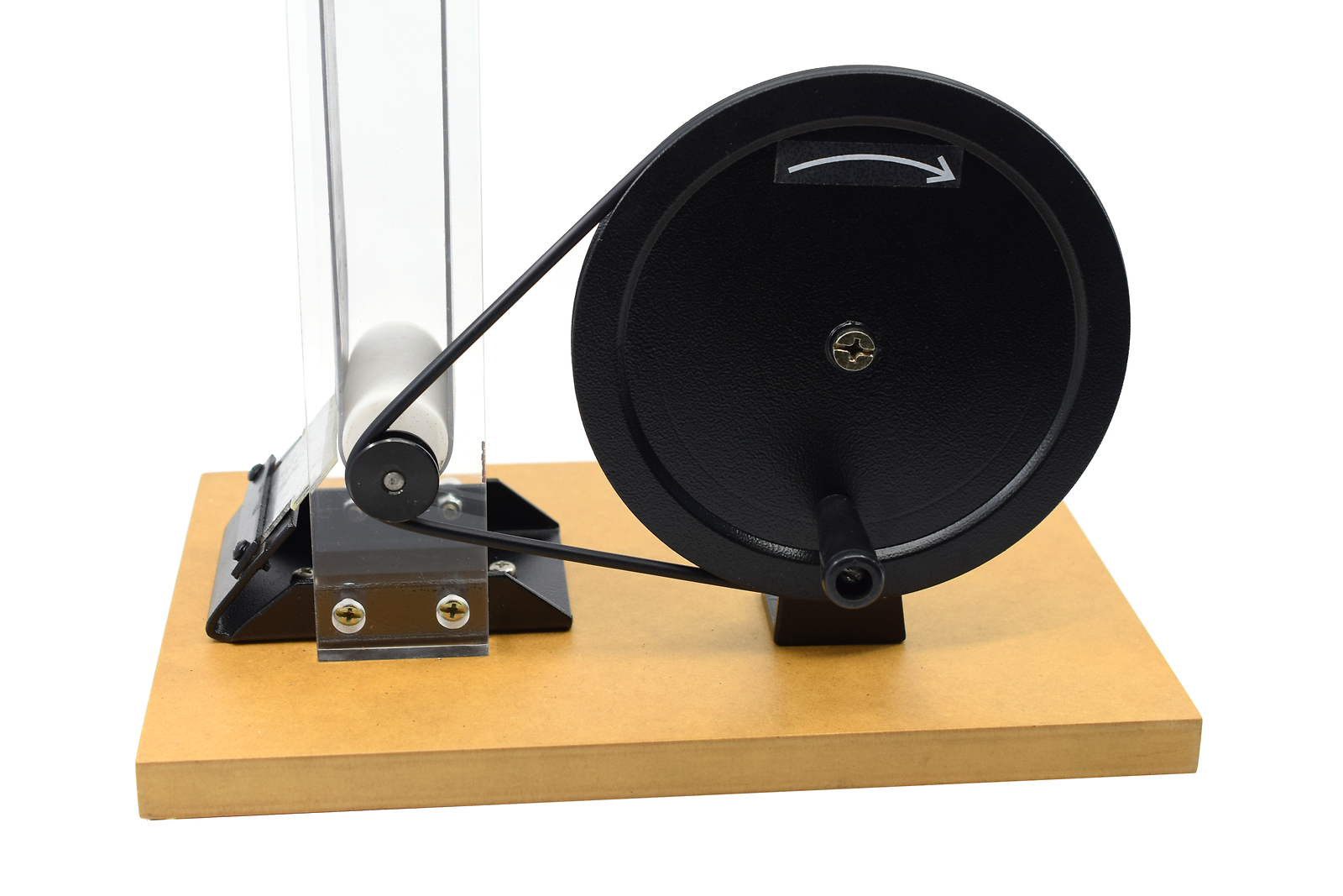 Hand Crank Van De Graaff Generator, 7.9″ Dome – Up to 100,000 Volts – Eisco Labs