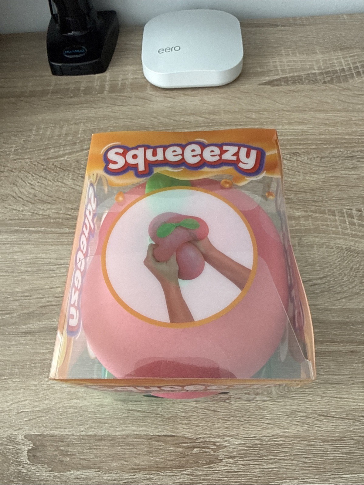 Sunny Days Jumbo Squeezy Peach Squishy Toy Stress Relief Sensory Fidget NEW