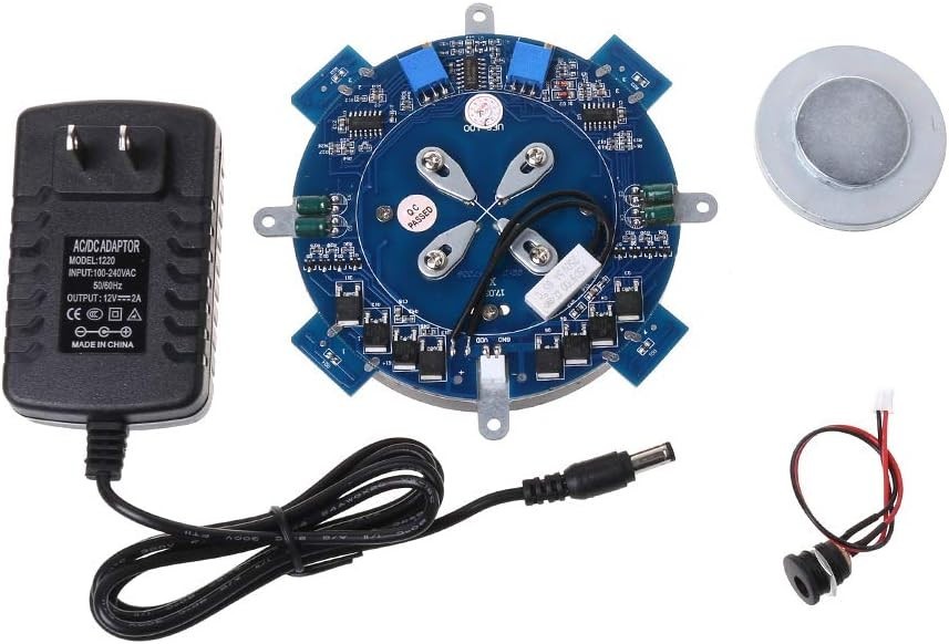 DIY Magnetic Levitation Platform with LED for Educational Science Projects
