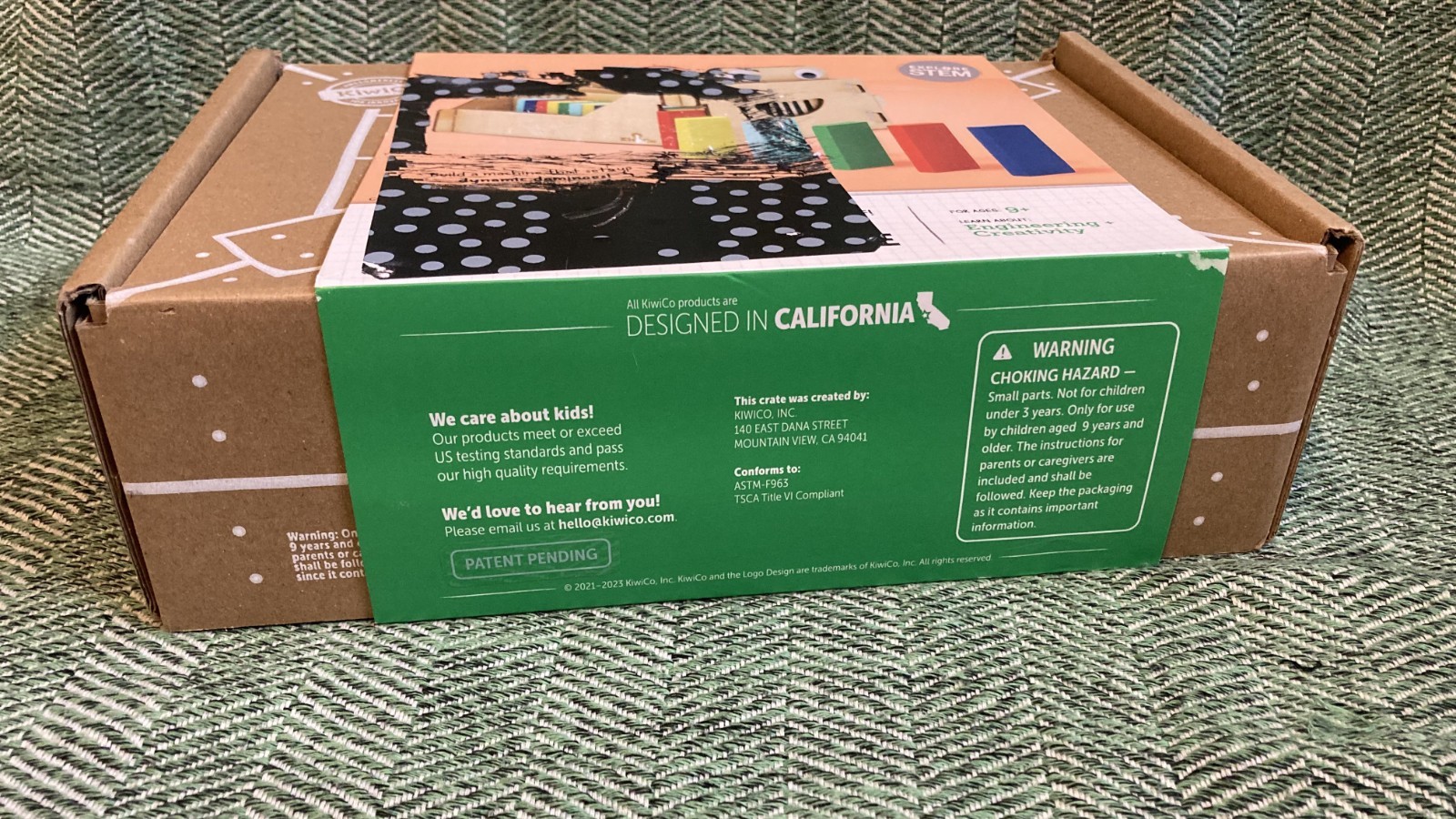 KiwiCo Tinker Crate Domino Machine | STEM Engineering Kit Ages 9+ | Unused