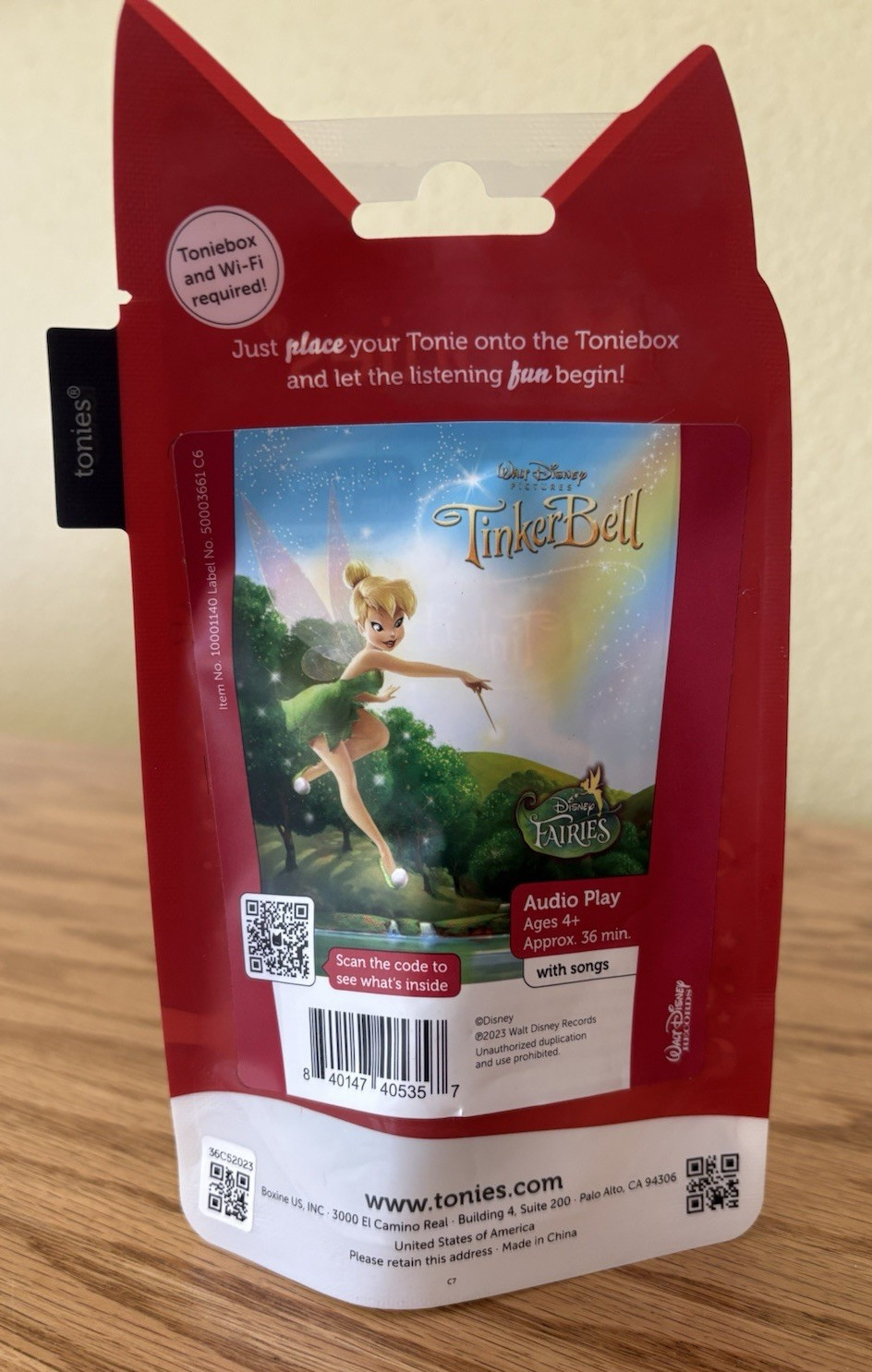 Tonies Tinker Bell Audio Character b