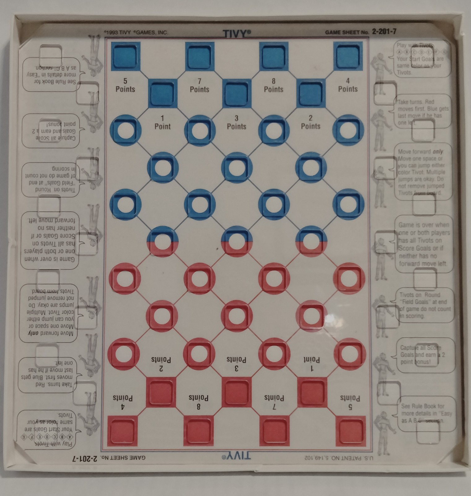 Tivy Game of Skill Fun & Easy Strategy Math Vintage 1993 Home Educators