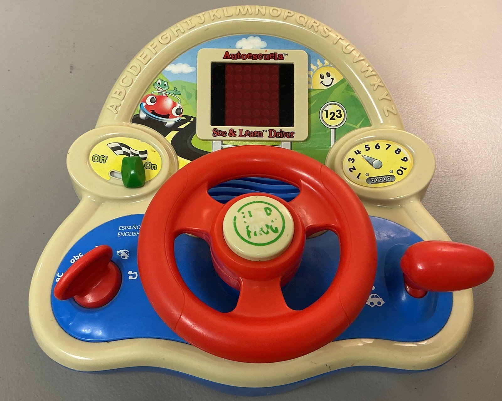 VTG LeapFrog See & Learn Driver Toy (2003)- English/Spanish – Working Sound- VG