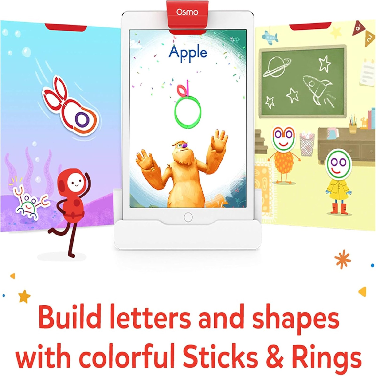 – Little Genius Sticks & Rings-2 Educational Learning Games -Ages 3-5-Imagina…