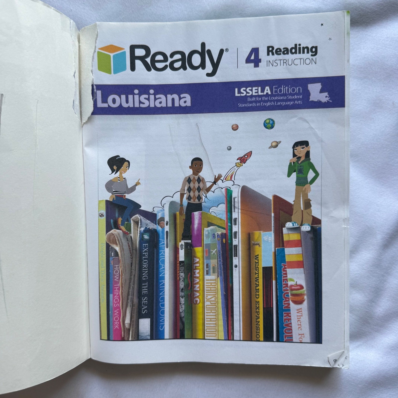Ready Louisiana Reading Instruction Grade 4 LSSELA Edition Workbook 2017
