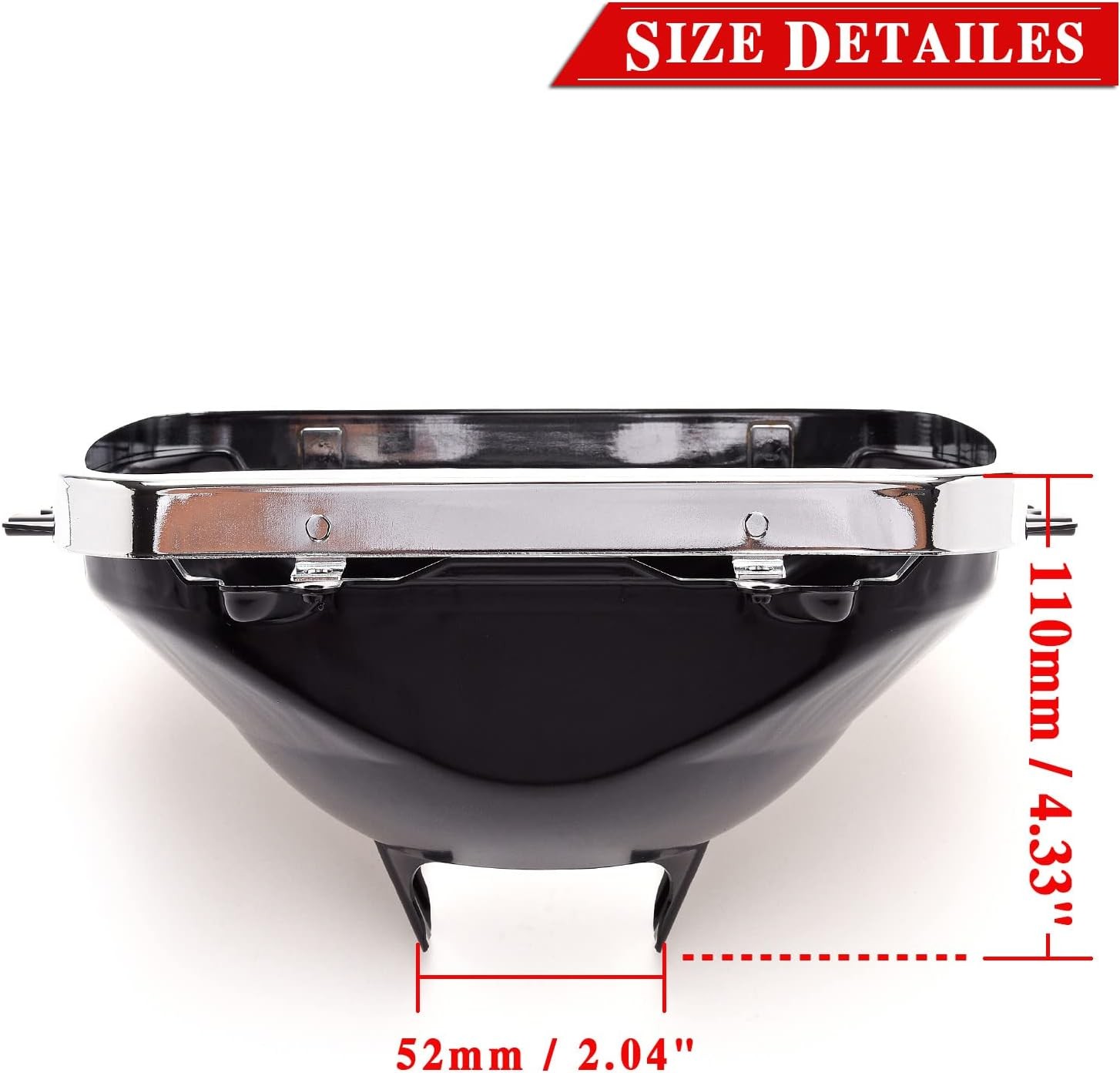 42437 Headlight Bucket Kit, 5X7 Headlight Support Bracket Mounting Kit Compatibl