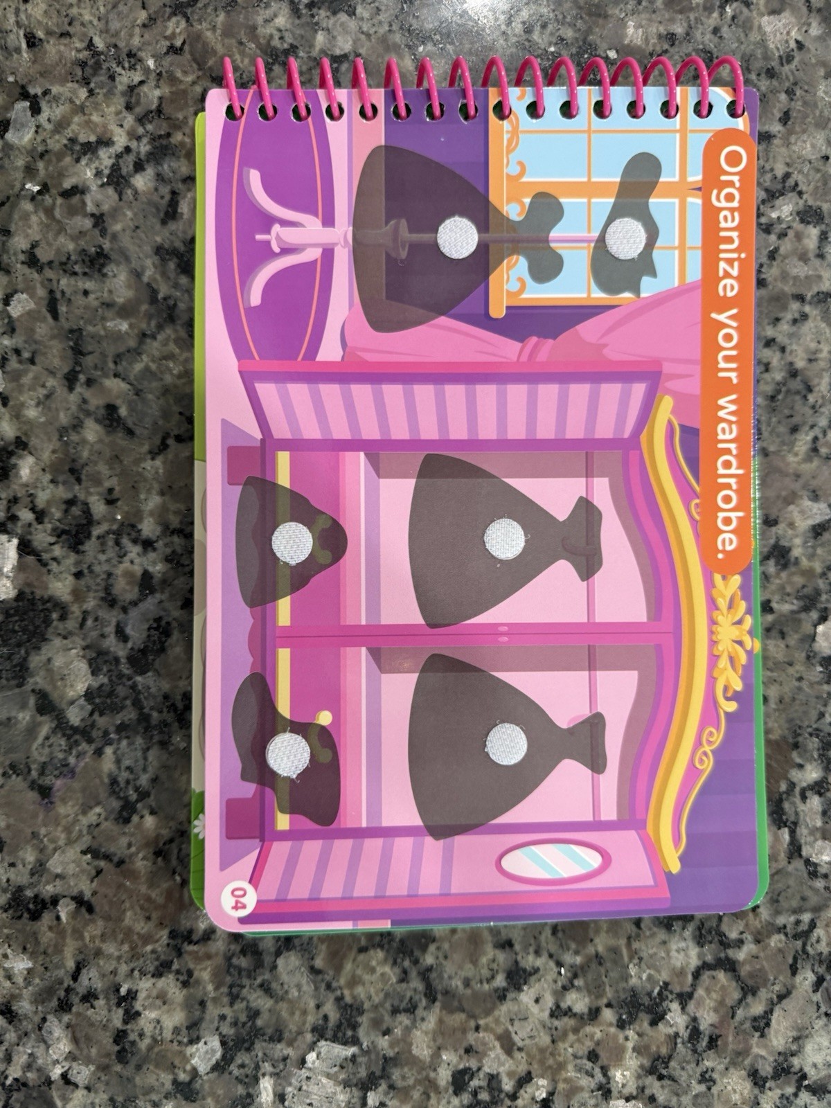 Busy Book Level 3 Princess Dress Up Spiral Activity Book Ages 3-4