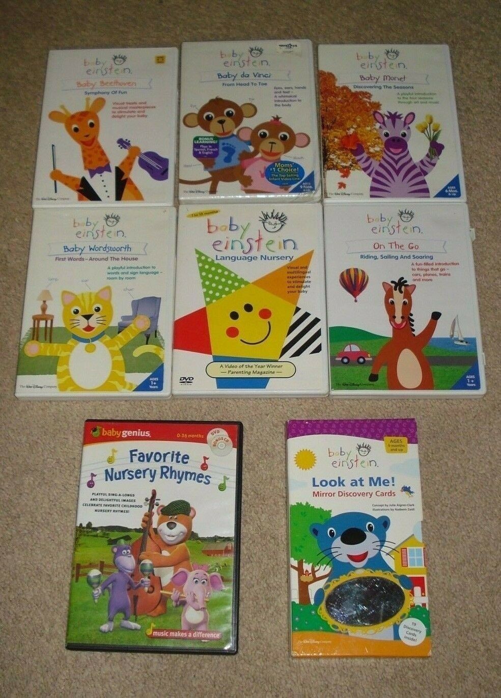 Baby Einstein-Baby Beethoven,da Vinci,Monet,Wordsworth,Language,On The Go & More