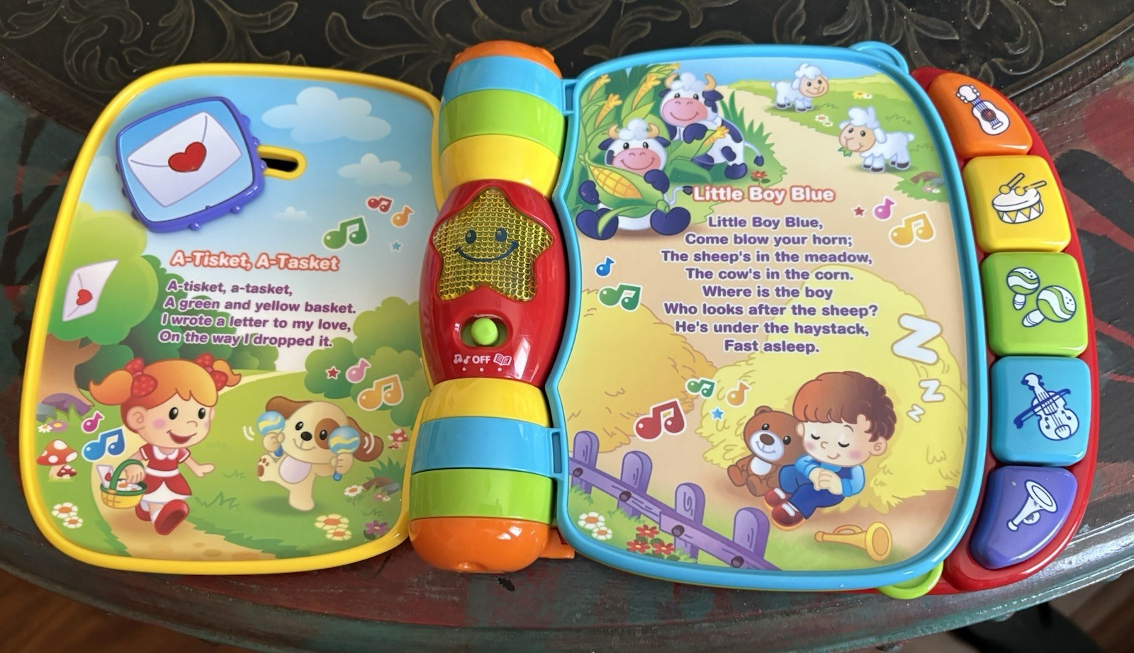 VTech Musical Rhymes Book Baby Toddler Toy Educate Learning Red 6-36 Month C