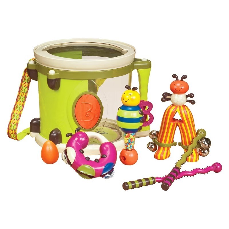 Toy Drum Set 7 Instruments – Parum Pum Pum: Music Percussion, Social Skills
