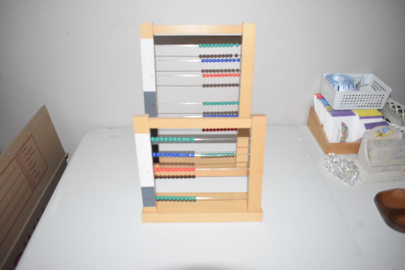 Large and Small Bead Frame-Montessori Educational Materials Learning Tools