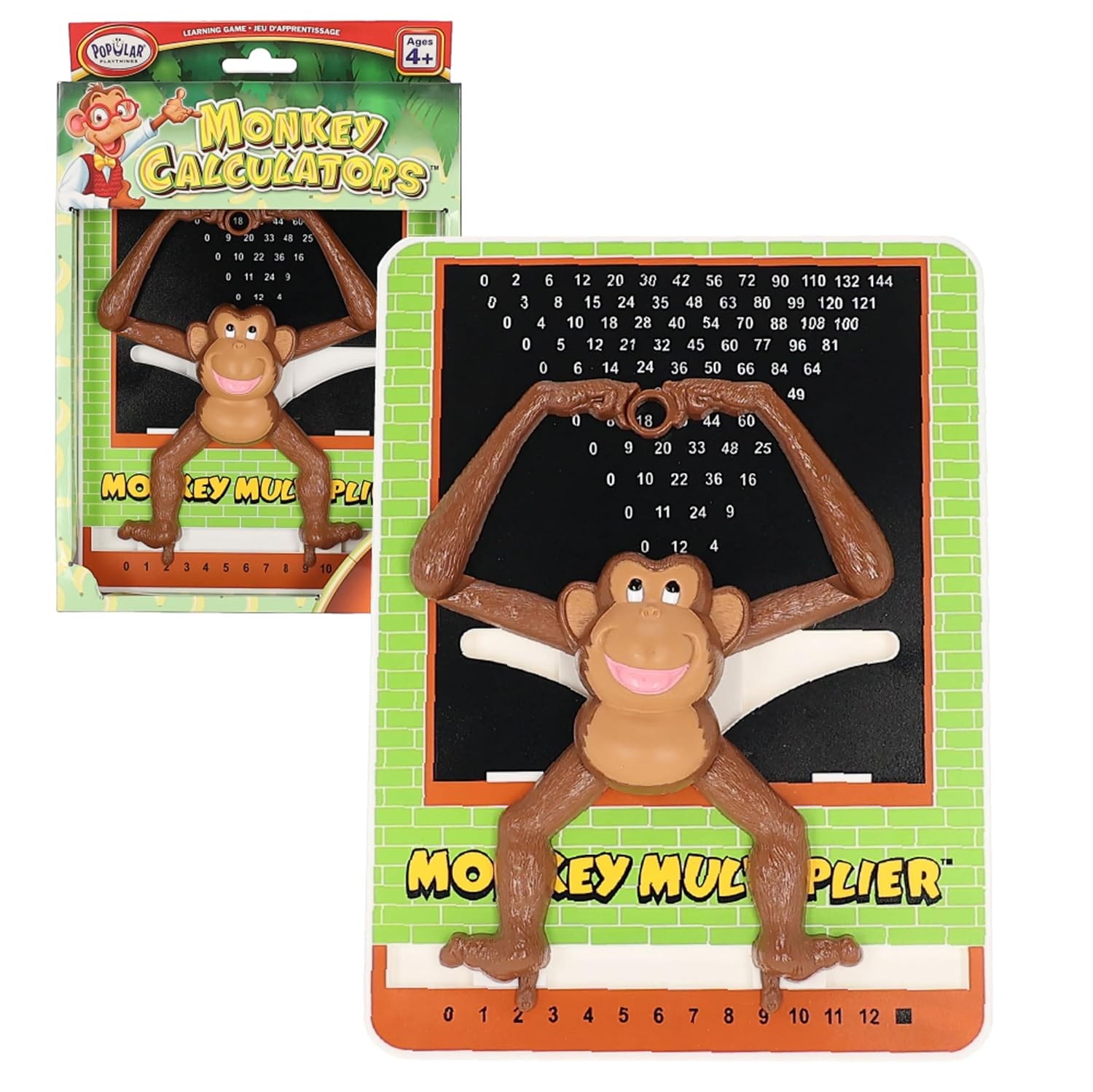Monkey Multiplier Learning Toy Multiplication Table Chart Game Hands-On Practice