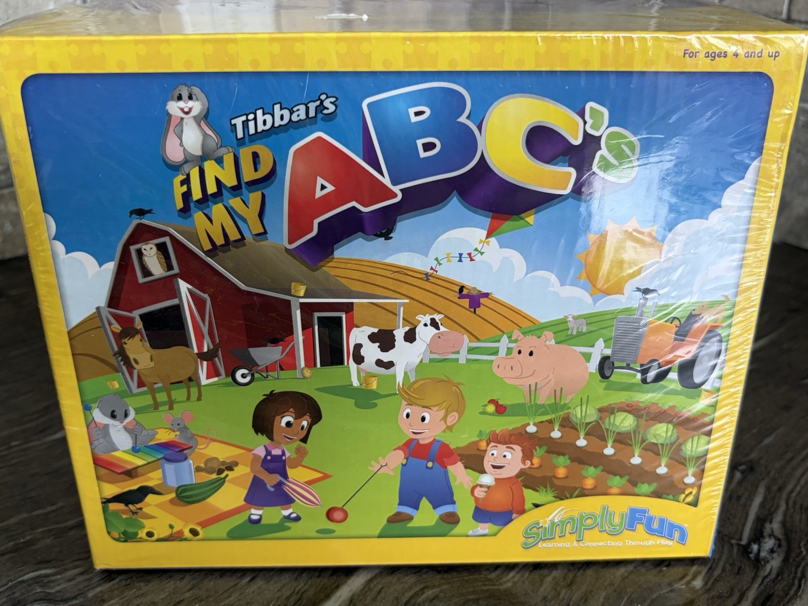 SIMPLY FUN “TIBBAR’S FIND MY 123 & ABC” FLOOR PUZZLES DEVELOPMENT READING & MATH