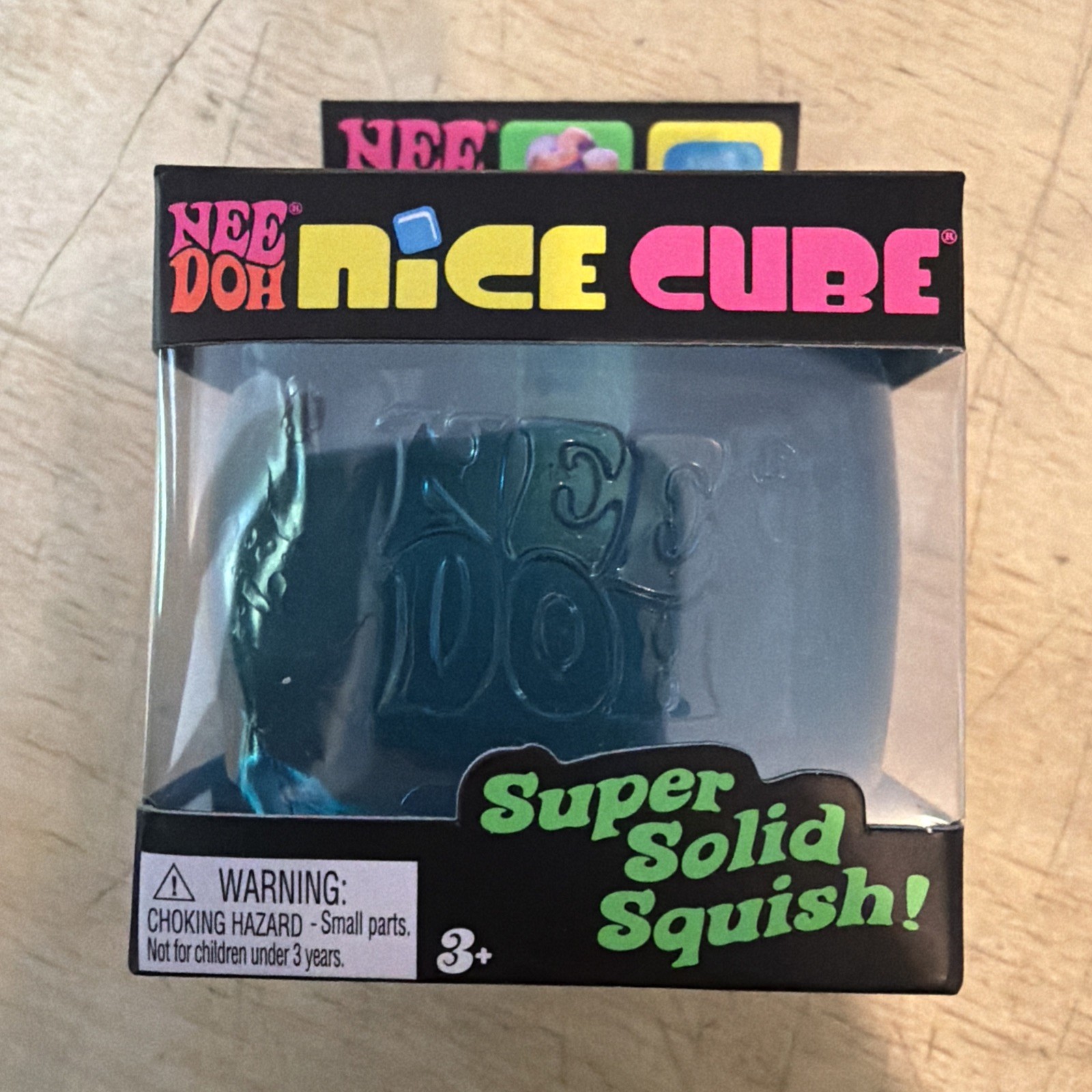 NeeDoh Nice Cube – Blue – Brand New Sealed – Schylling