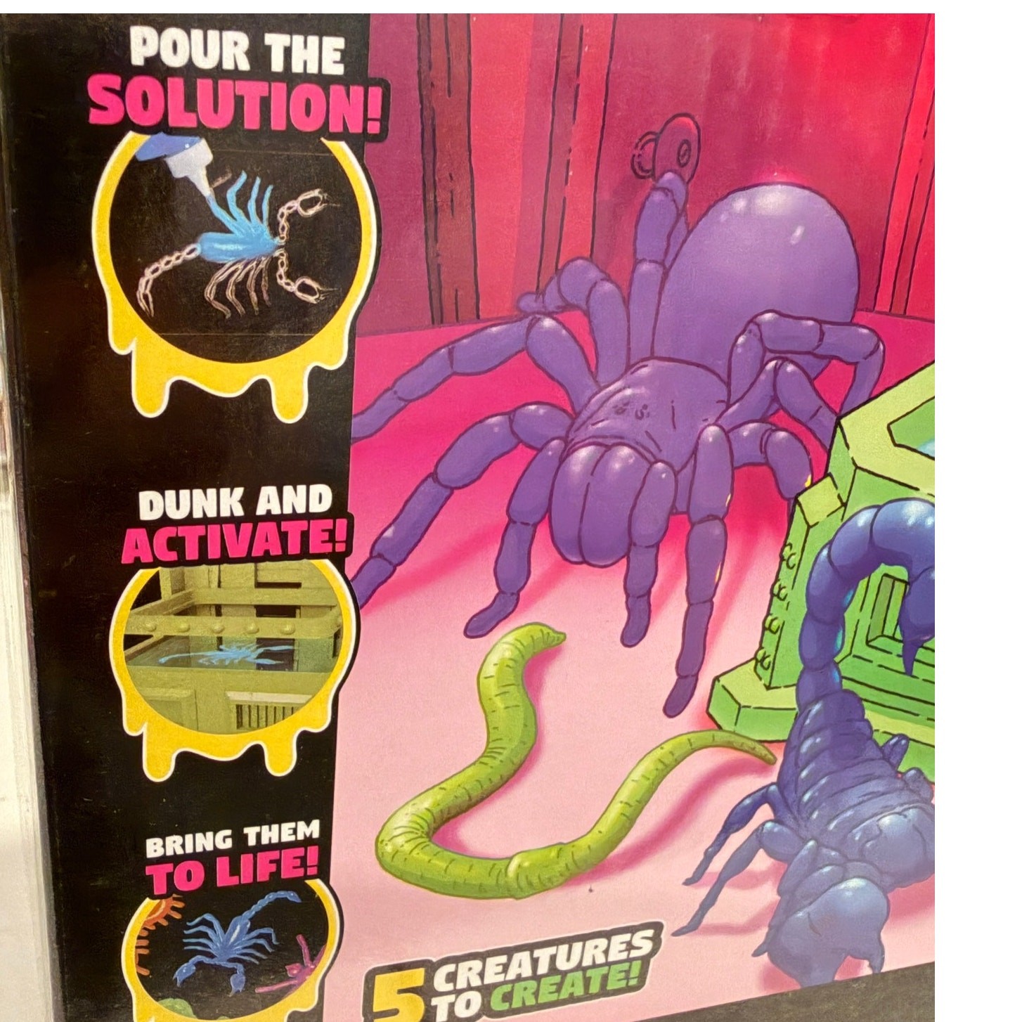 Weird Science Crawly Creations Laboratory Kit Ages 8+ 5 Creatures RMS New in Box