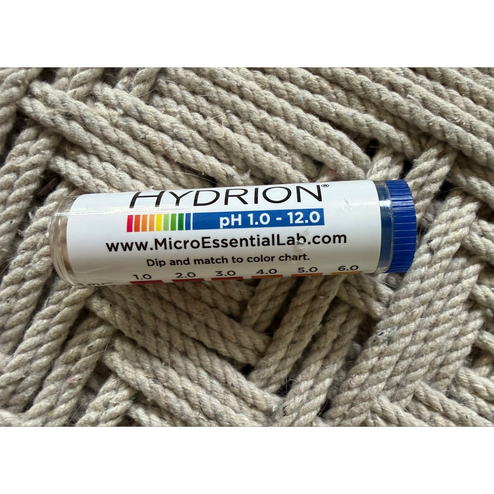 Hydrion PH 1.0 – 12.0 Test Strips, MicroEssential labs- Chemistry Lab New Vial