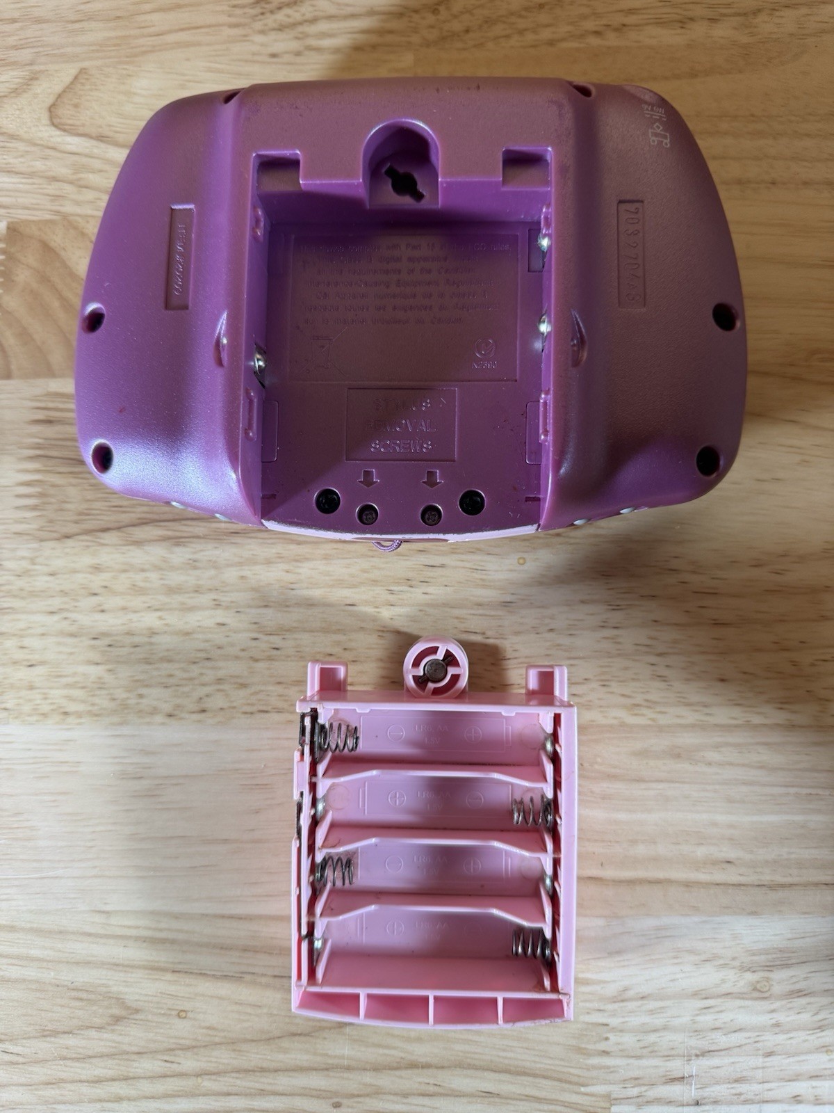 Pink/Purple LeapFrog Leapster Learning Game System Model 20209 Tested/Read Descr