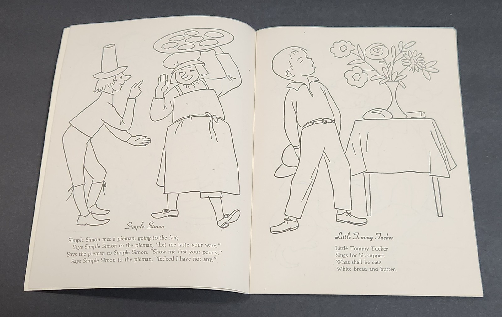 3 Vintage 1967 Coloring Books: Mother Goose, What-If Zoo & First Color Book