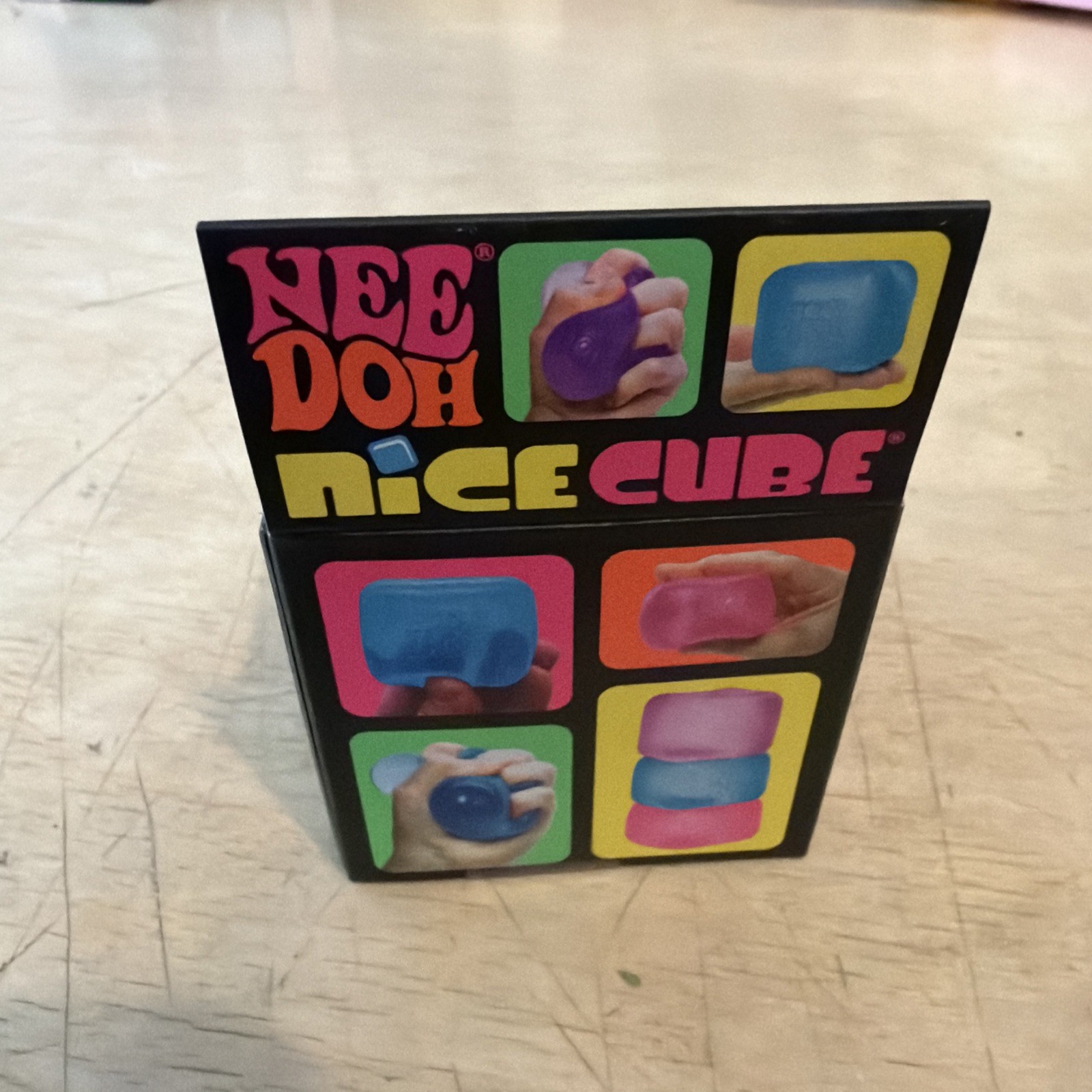NeeDoh Nice Cube – Pink – Brand New Sealed – Schylling