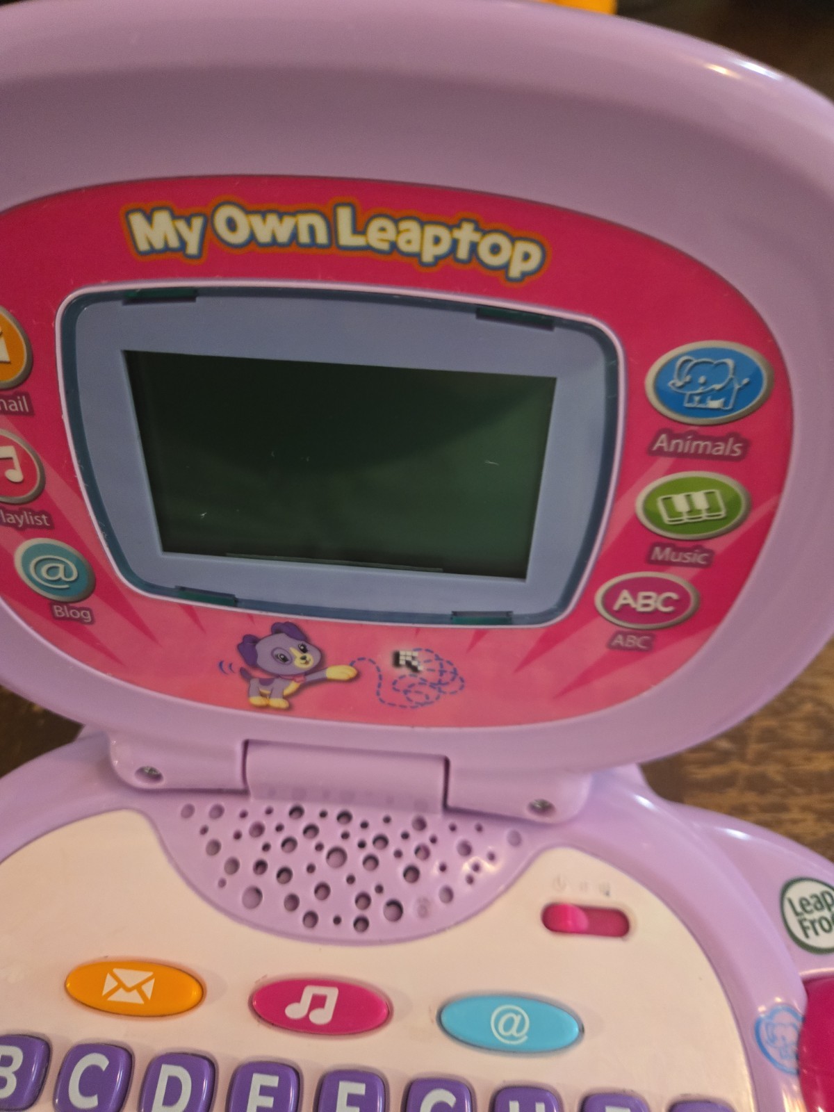 Leap Frog My Own Leaptop Laptop 2010 Purple Pink Tested Works Great