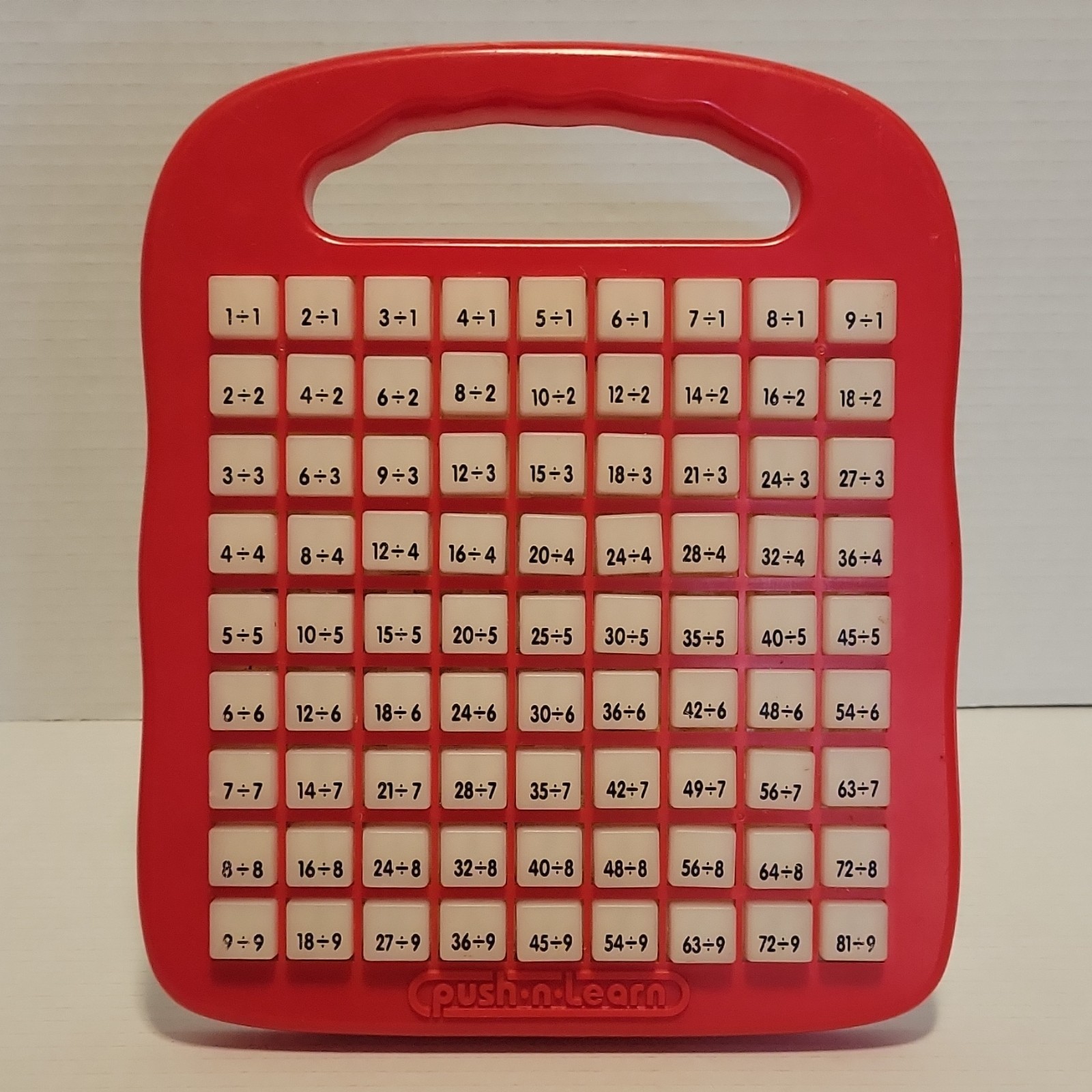 Push-n-Learn Math Division Interactive Educational Toy 4-11 Years 4-7 8-11