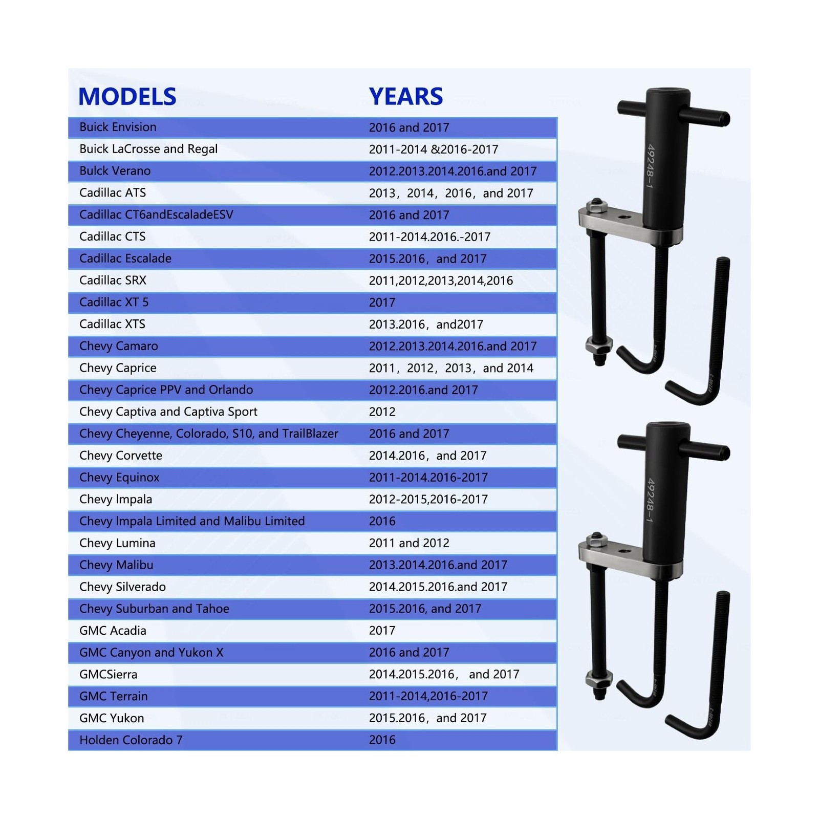 ZKTOOL GM245 Fuel Injector Rail Assembly Remover Tool Fuel Injector Seals Ins…