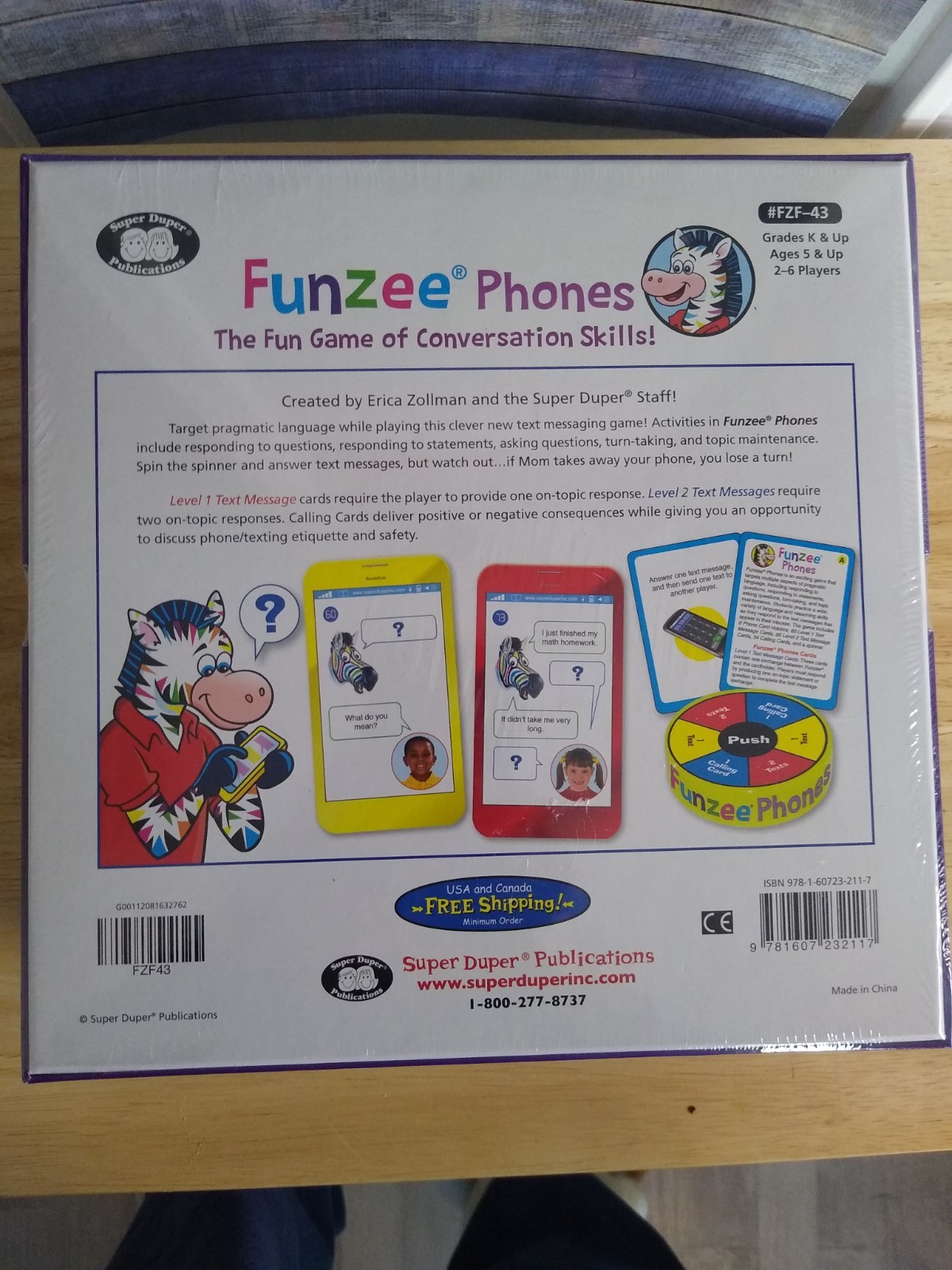 NEW FUNZEE PHONES Social Skills Super Duper Speech Language Therapy Autism