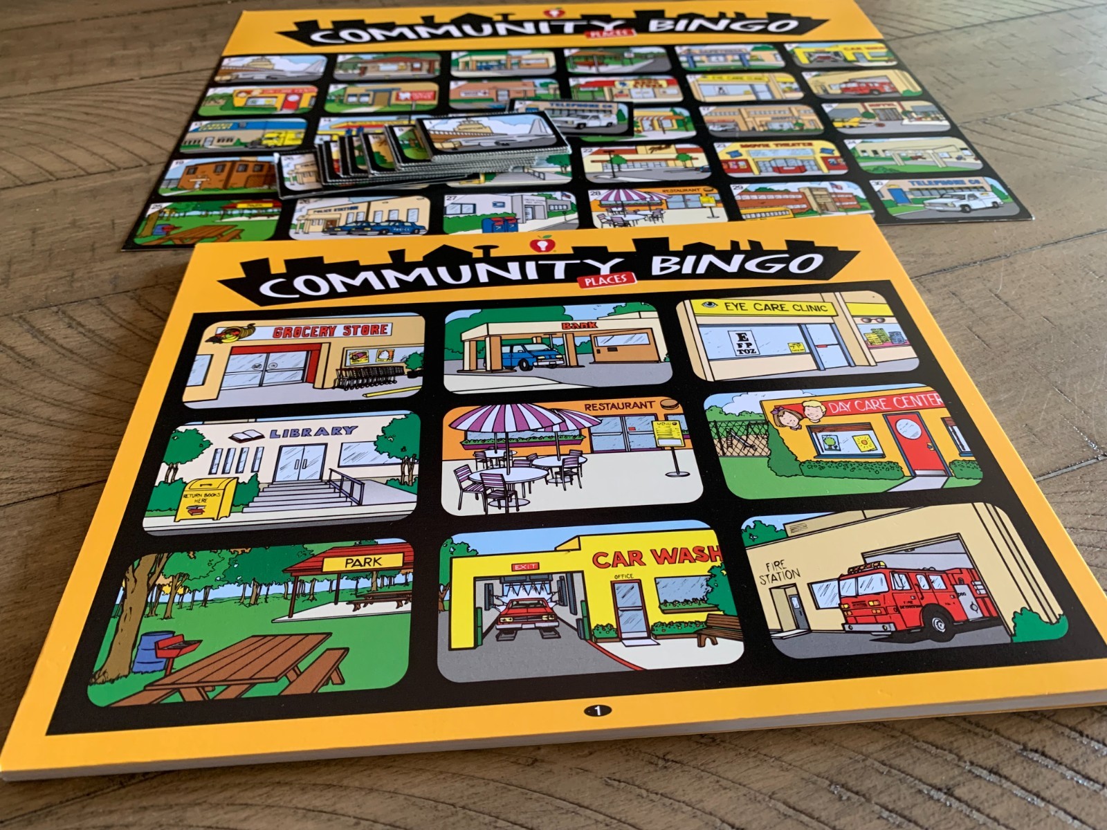 Rare PCI Education Community Bingo Places Game by Janie Haugen | Special Ed