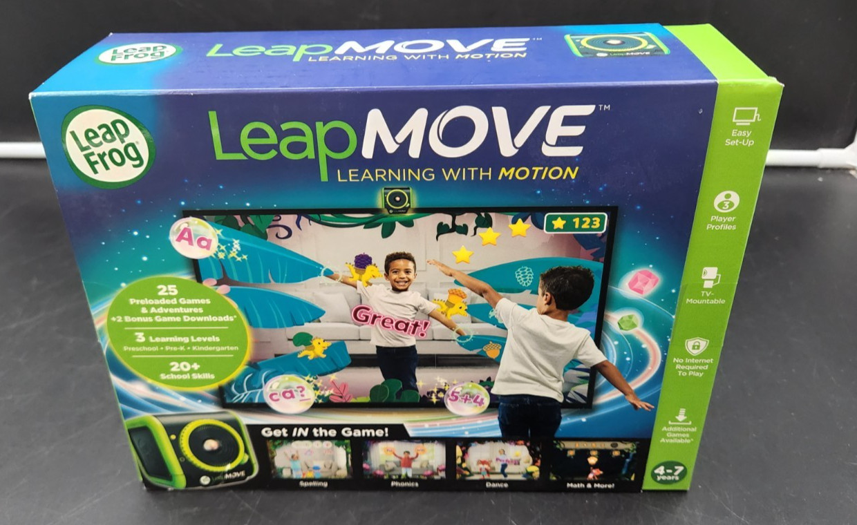 +Leap Frog Leap Move Learning With Motion Preloaded Video Game System BRAND NEW!