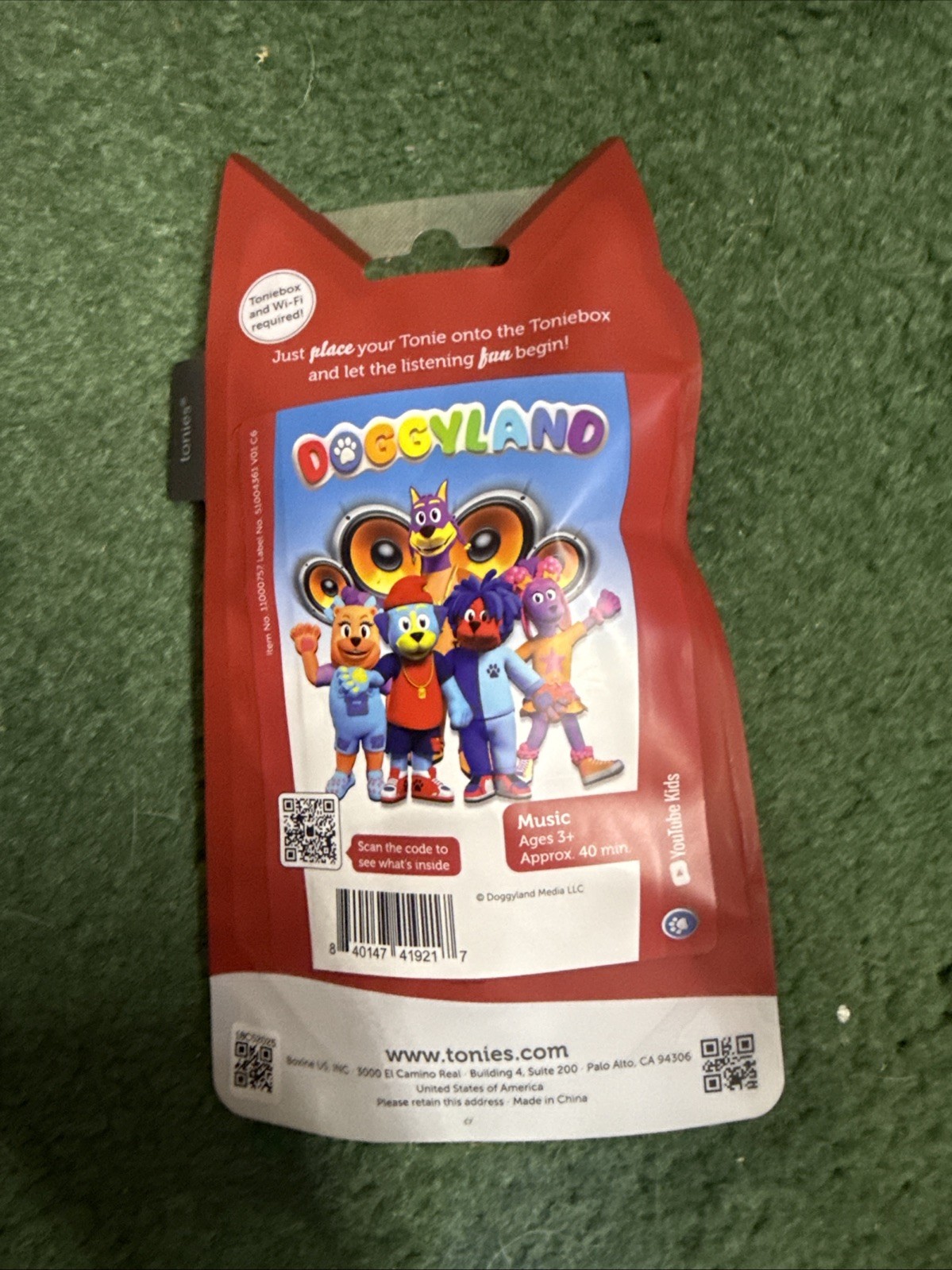 Tonies Bow Wizzle Audio Play Character from Doggyland IN HAND & FREE SHIPPING