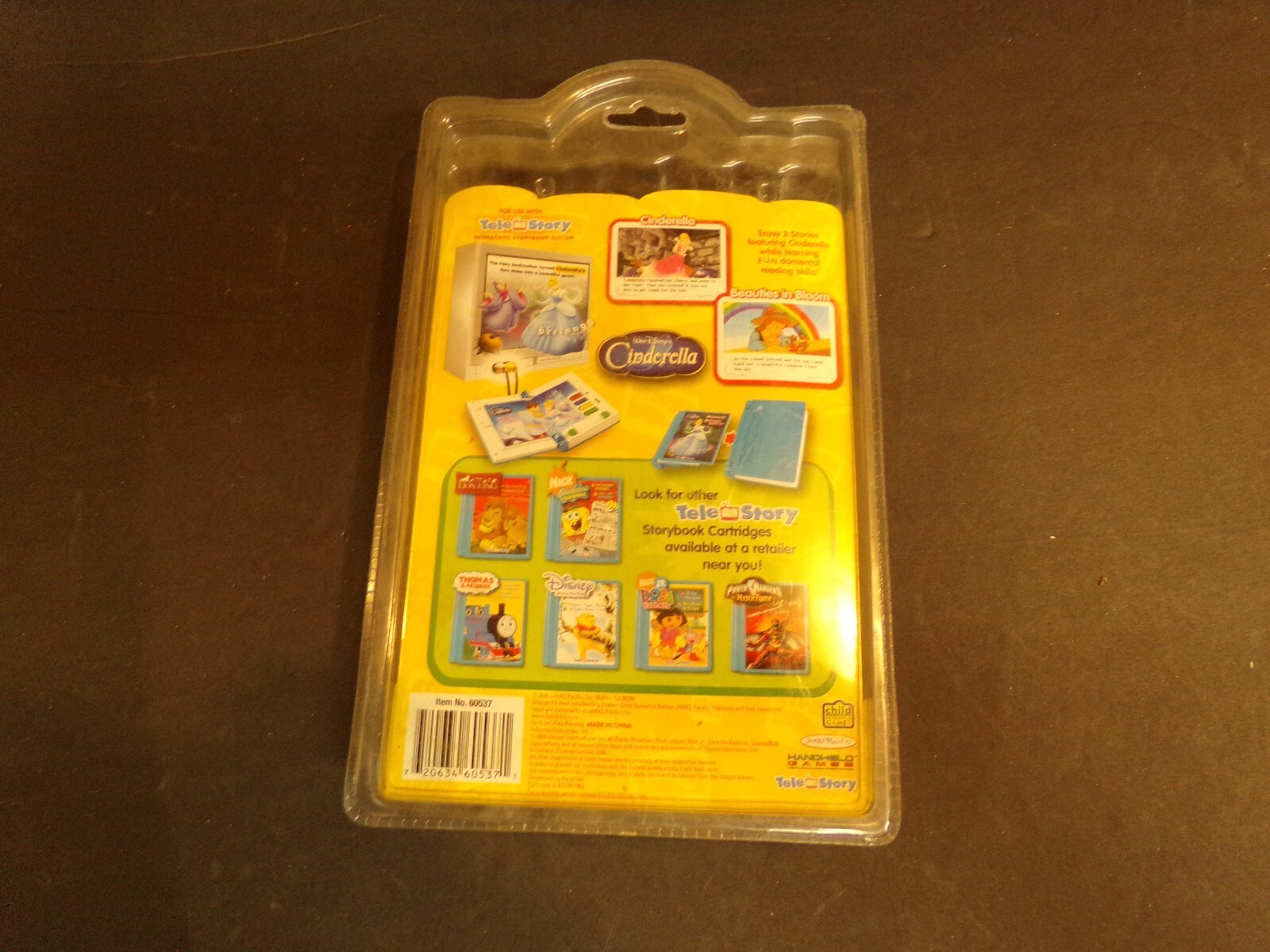 Cinderella Storybook Walt Disney’s Telestory Cartridge 2 Complete Stories age 3+