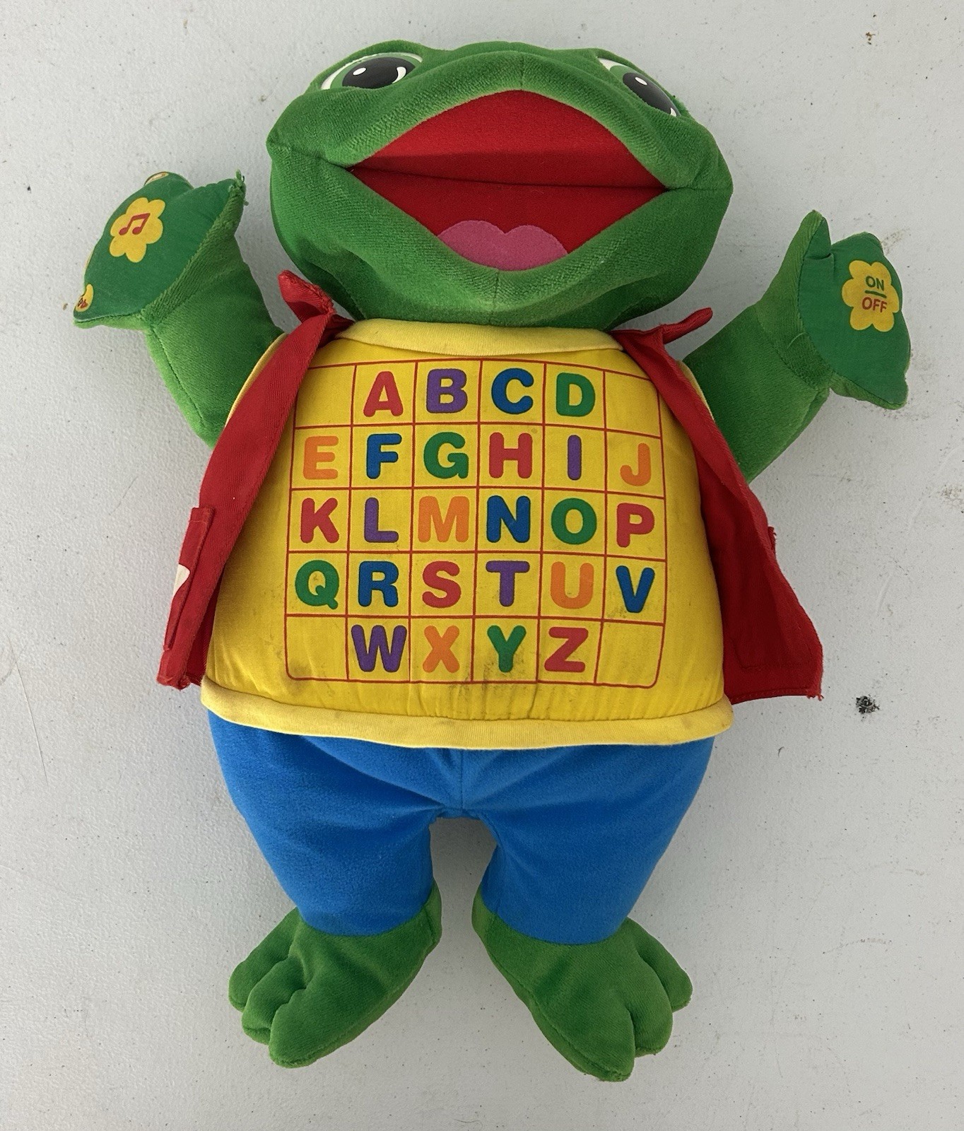 2000 Vintage”Leap Frog Sing & Read Little Leap interactive 18” Plush WORKS VGC