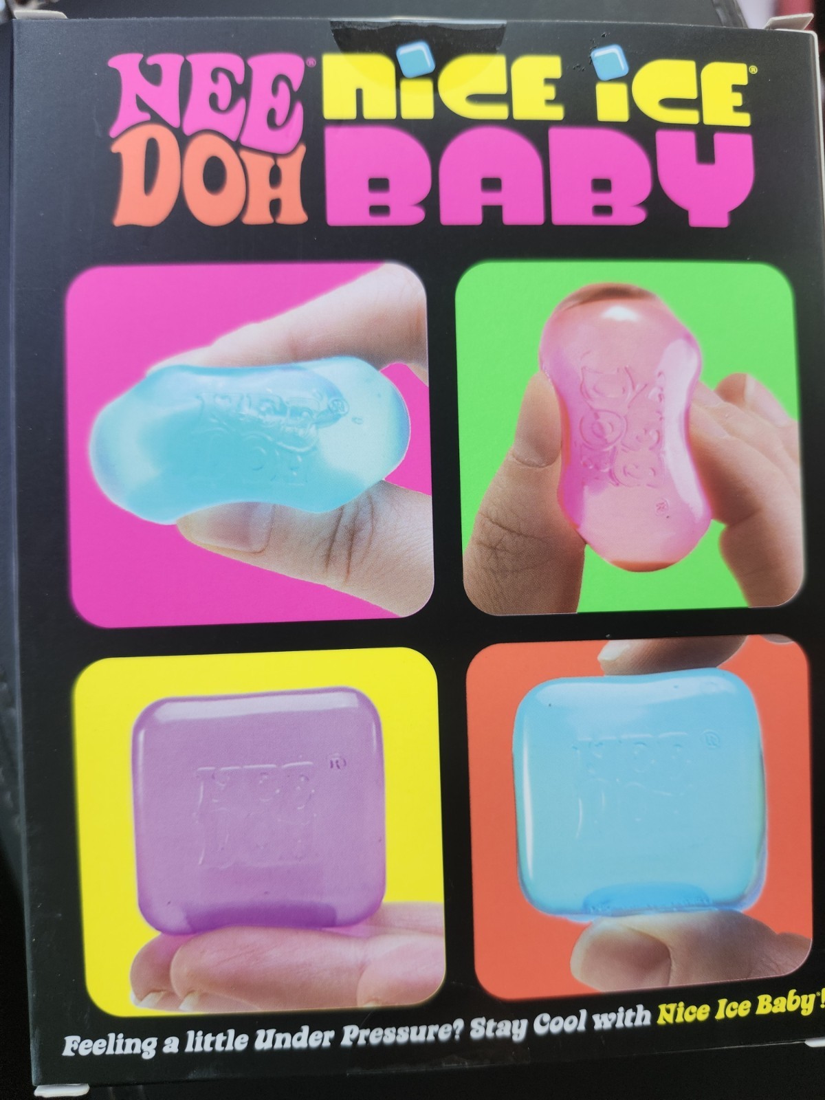 NeeDoh Nice Ice Baby 4 pack, Set of Four Nee Doh Mini Nice Cube New In Box