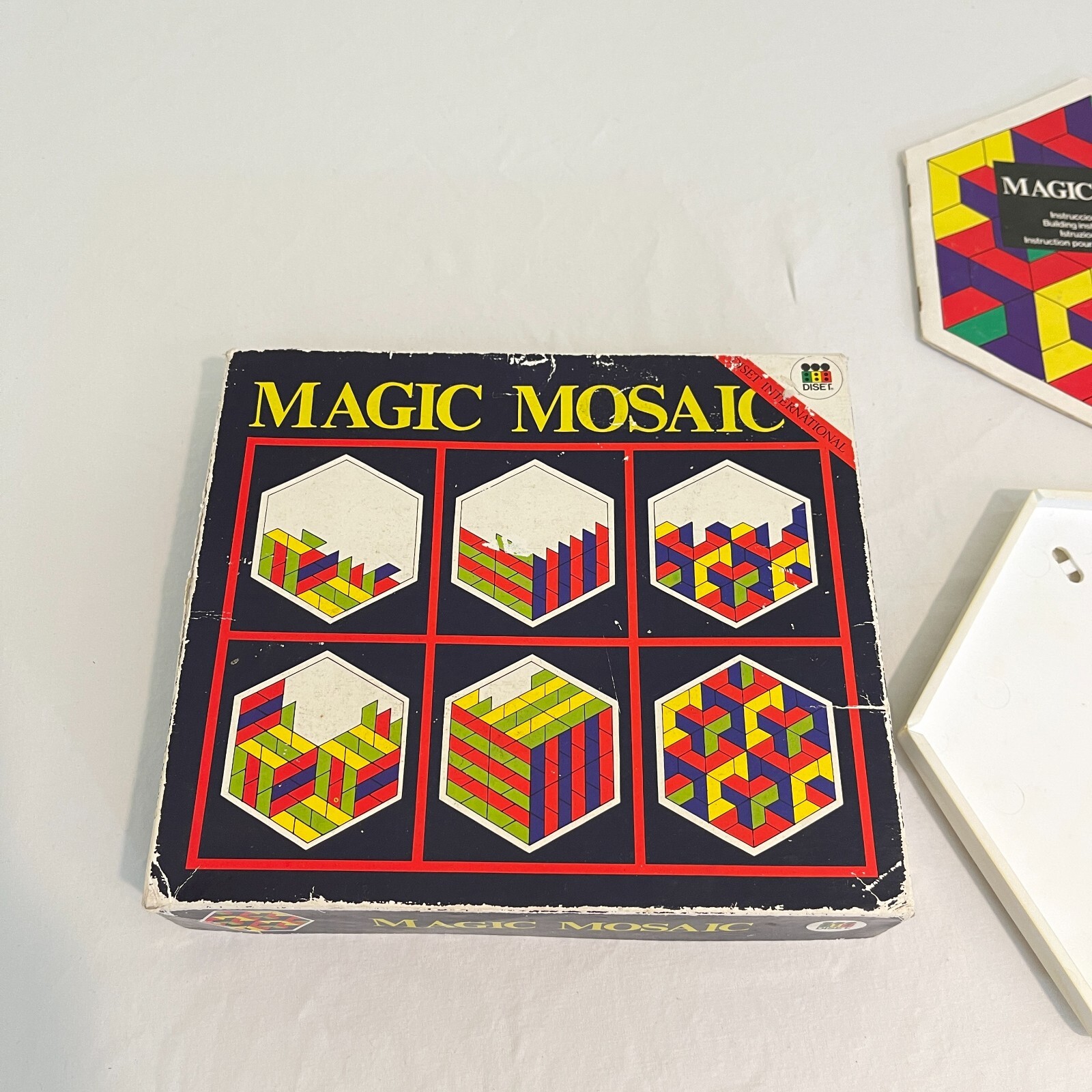 Magic Mosaic Diset International Educational Puzzle Game Made In Space Color