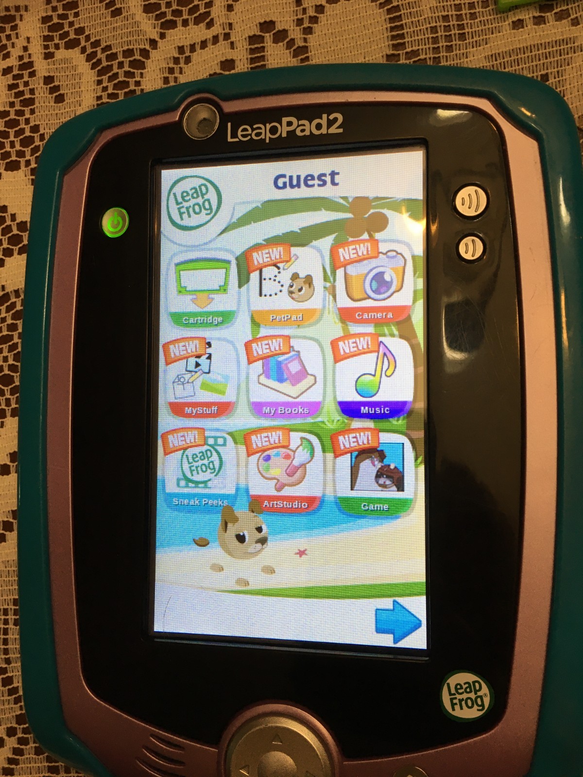 Leapfrog Leappad2 learning System w 7 games & Case Tested