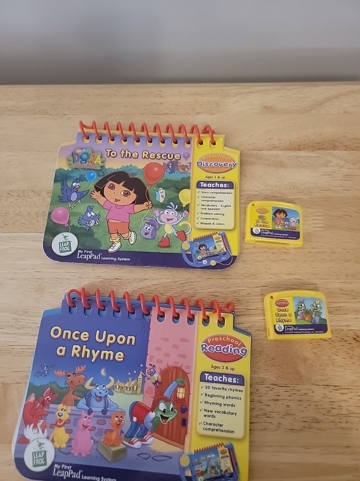 My First LeapPad: Once Upon A Rhyme Preschool Dora To The Rescue Book Cartridge