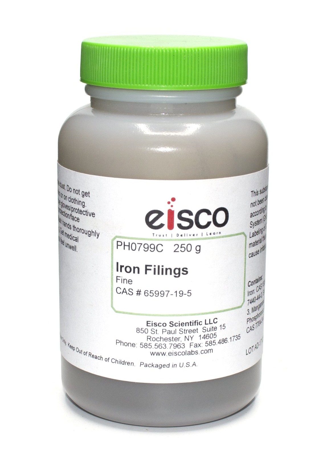 Fine Iron Filings 250g – 40-60 Mesh Iron Shavings for Magnets
