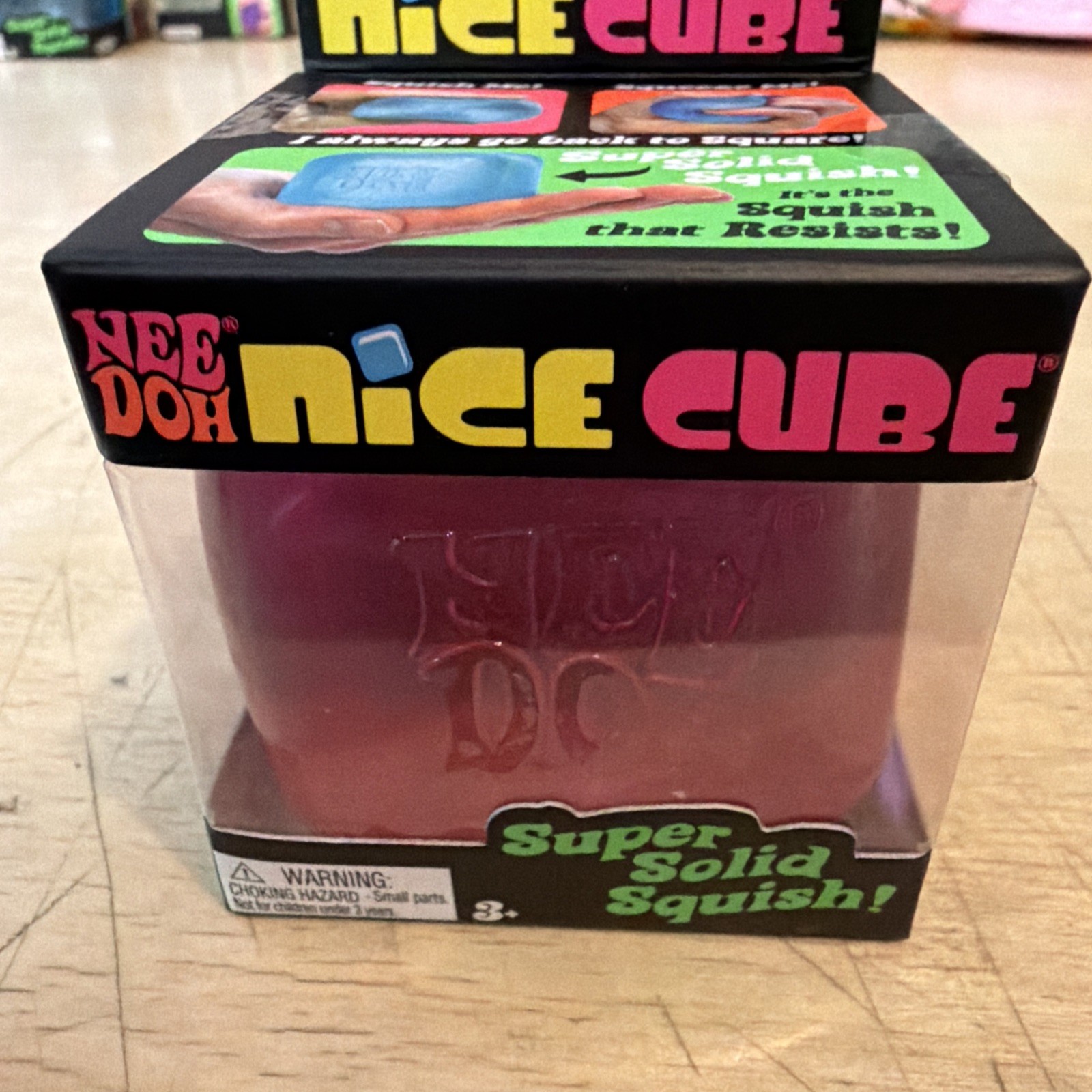 NeeDoh Nice Cube – Pink – Brand New Sealed – Schylling