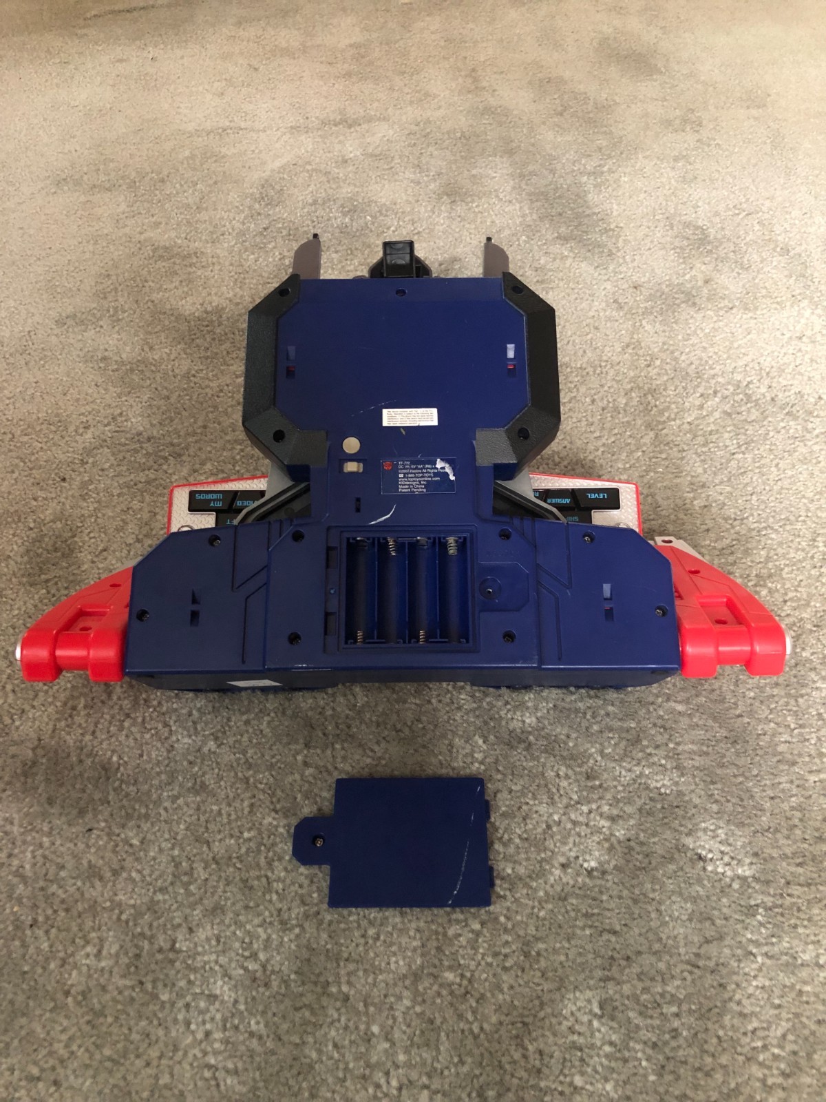 Hasbro Transformers Optimus Prime Kids Learning Laptop Computer Fully Functional