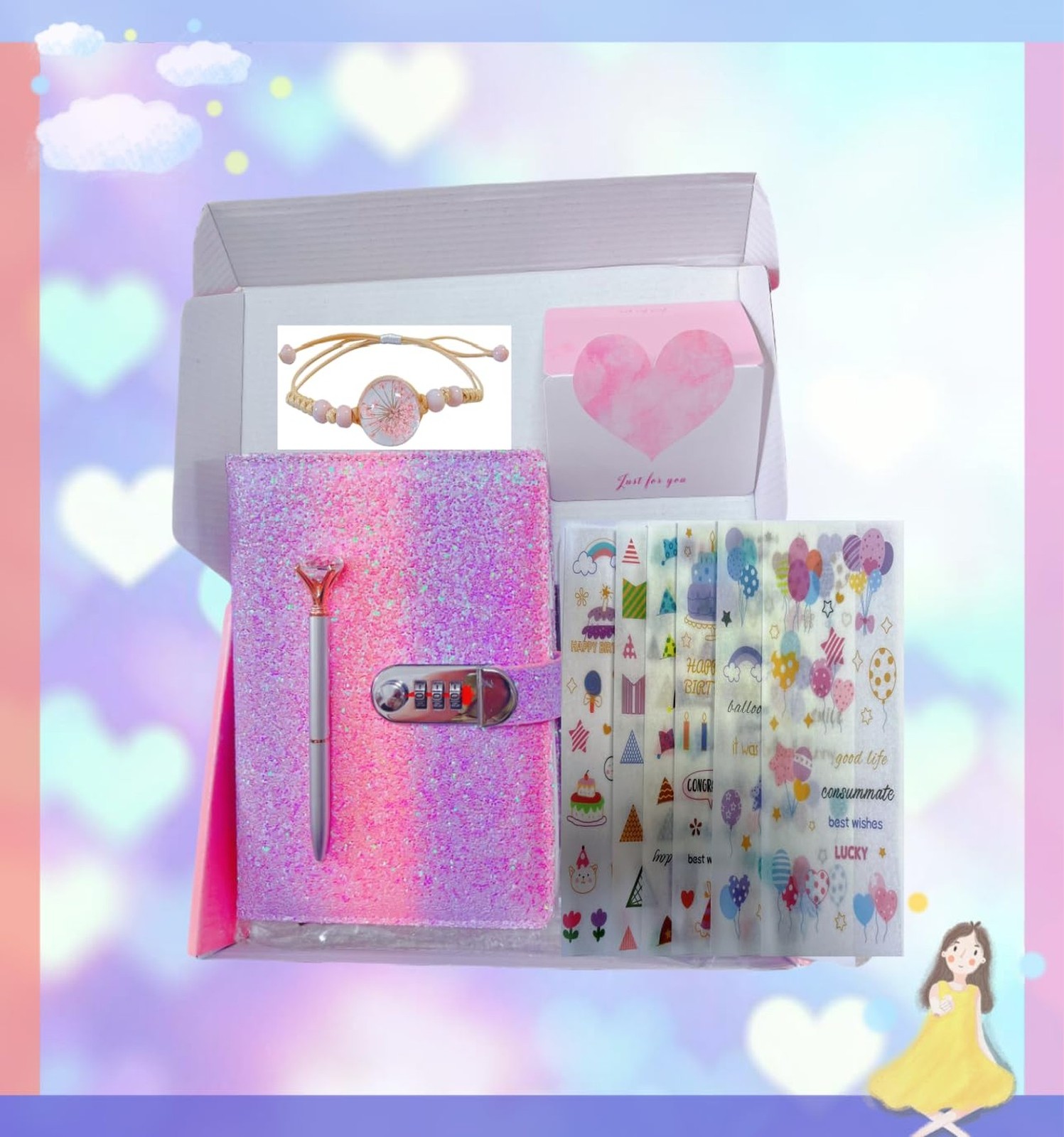 Diary with Lock for Girls,A5 PU Leather Locked Journal for 8-12 Teenager | di…