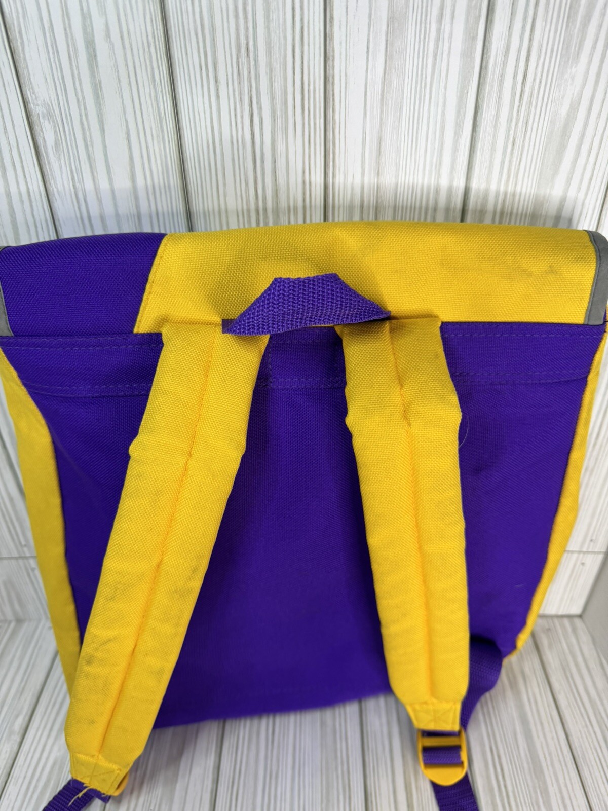 Fisher Price Power Touch Learning System Carrying Case Backpack Yellow/Purple