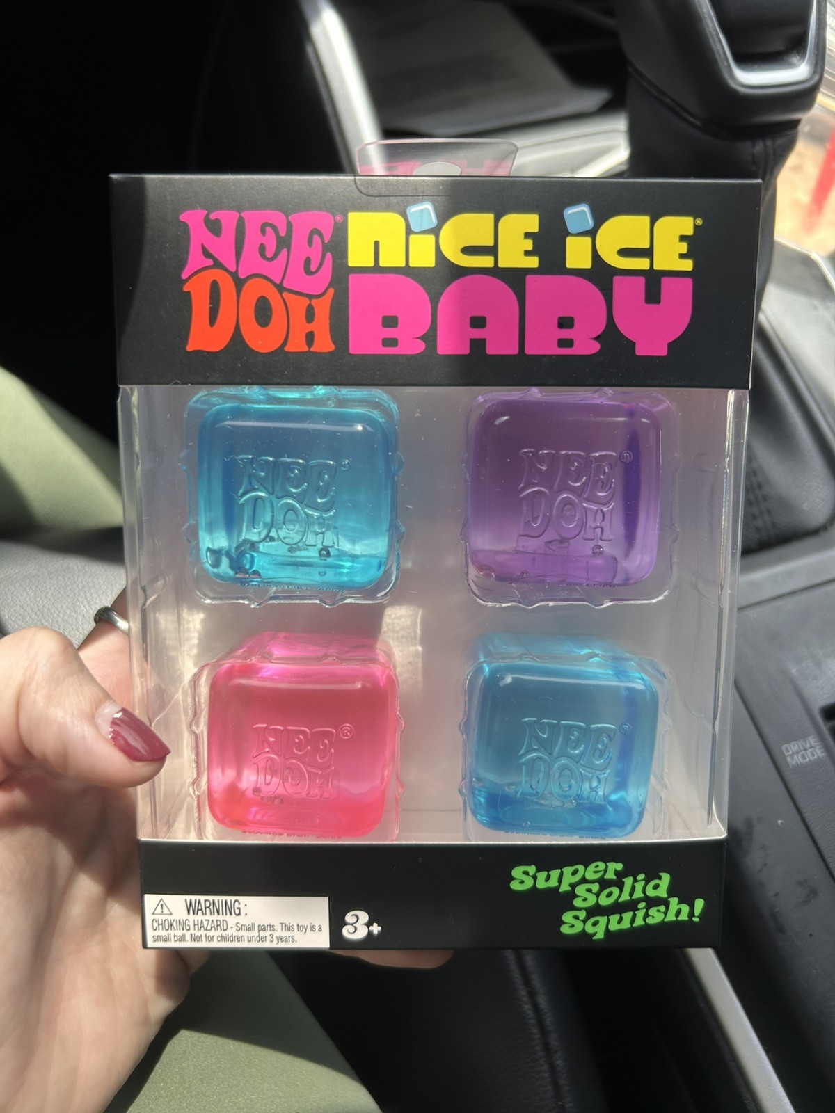 NeeDoh Nice Ice Baby 4 Pack Mini Cubes Sensory Fidget Toys Squishy NEW Set Viral