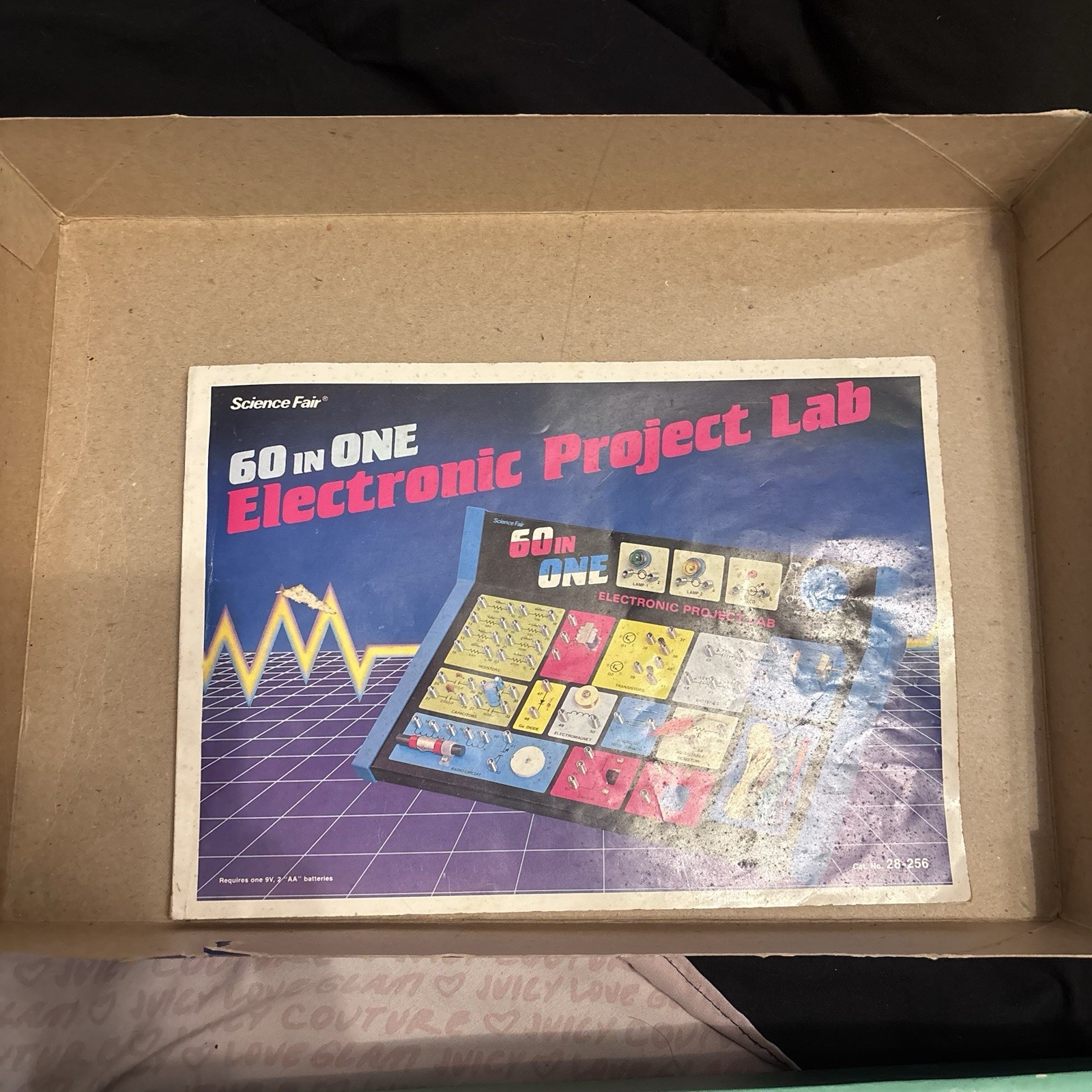 Vintage Science Fair Electronic Project Lab 28-256 for Ages 8-11, 12-16 Years