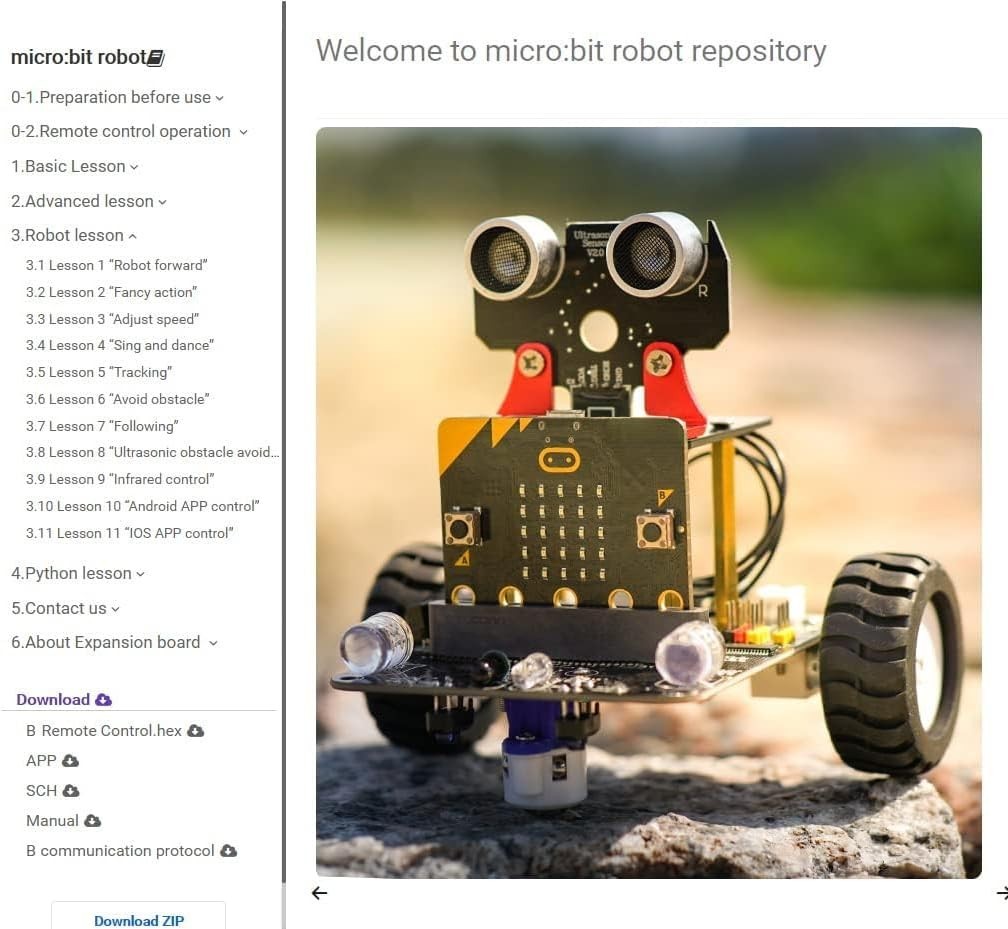 Yahboom Micro:bit STEM Robot Car Kit for Kids Coding Python Robotics DIY