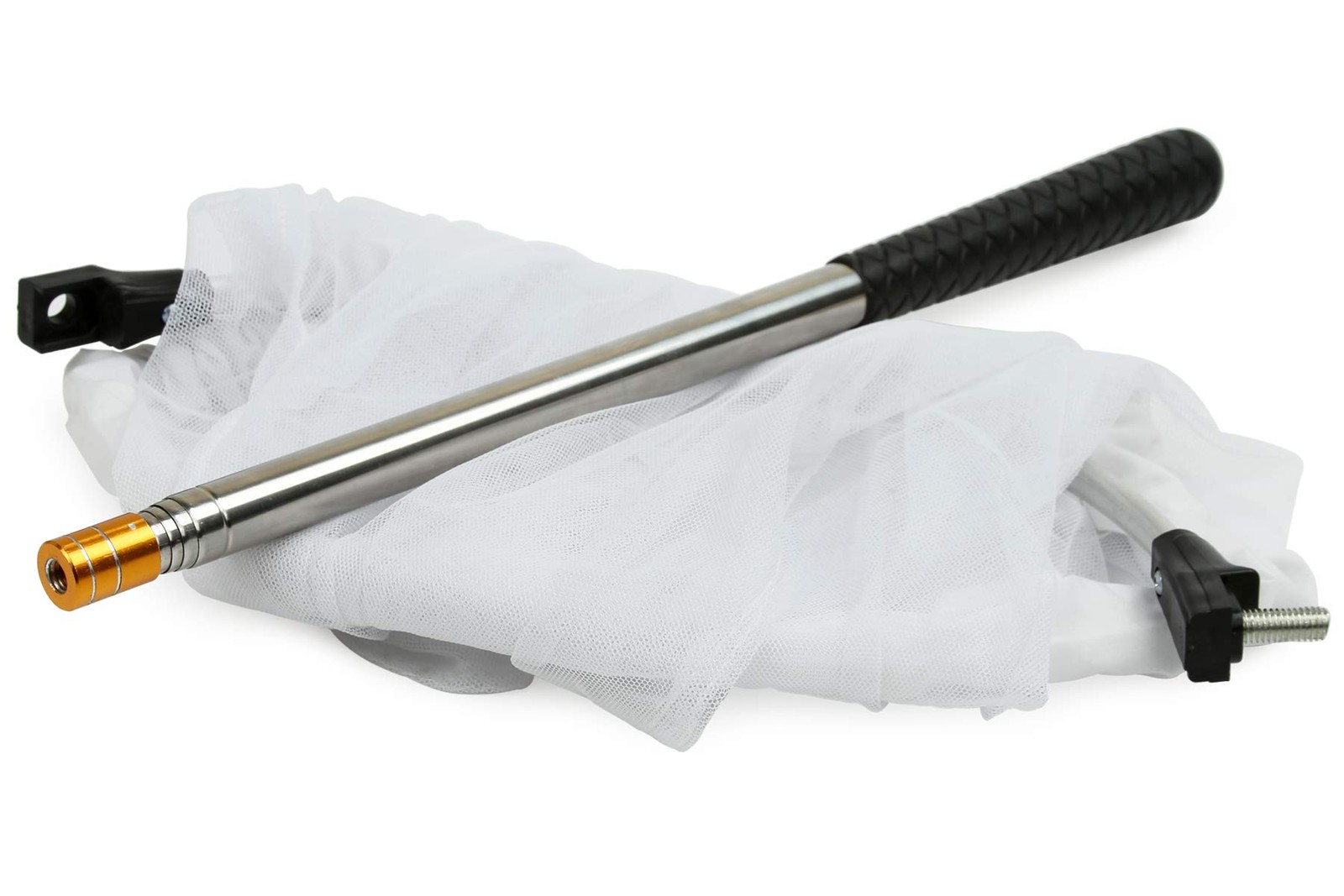 RESTCLOUD Insect and Butterfly Net with 16″ Ring, 59″ Handle, White